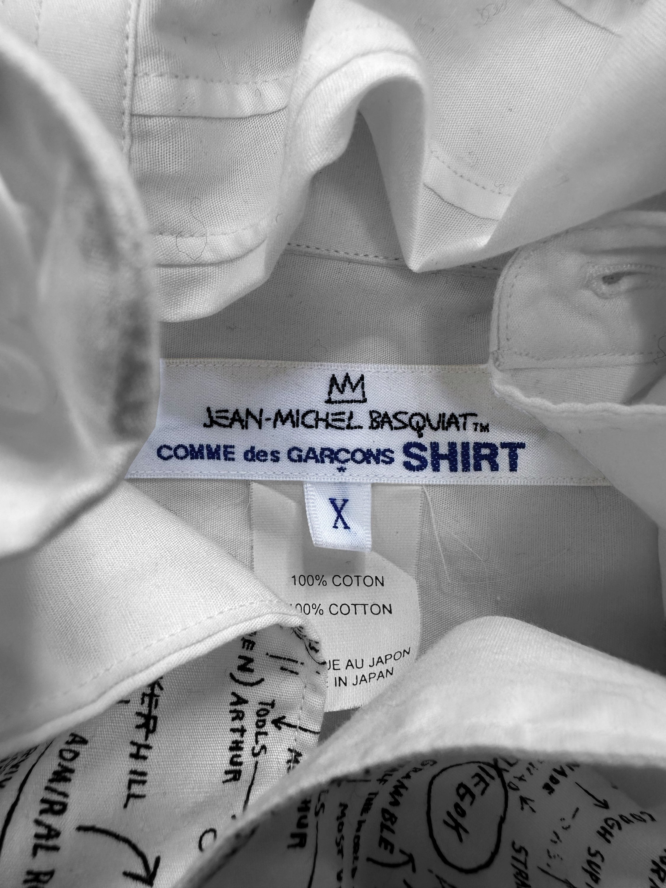 Comme des Garçons x Jean Michel Basquiat ‘Abstract’ Long Sleeve