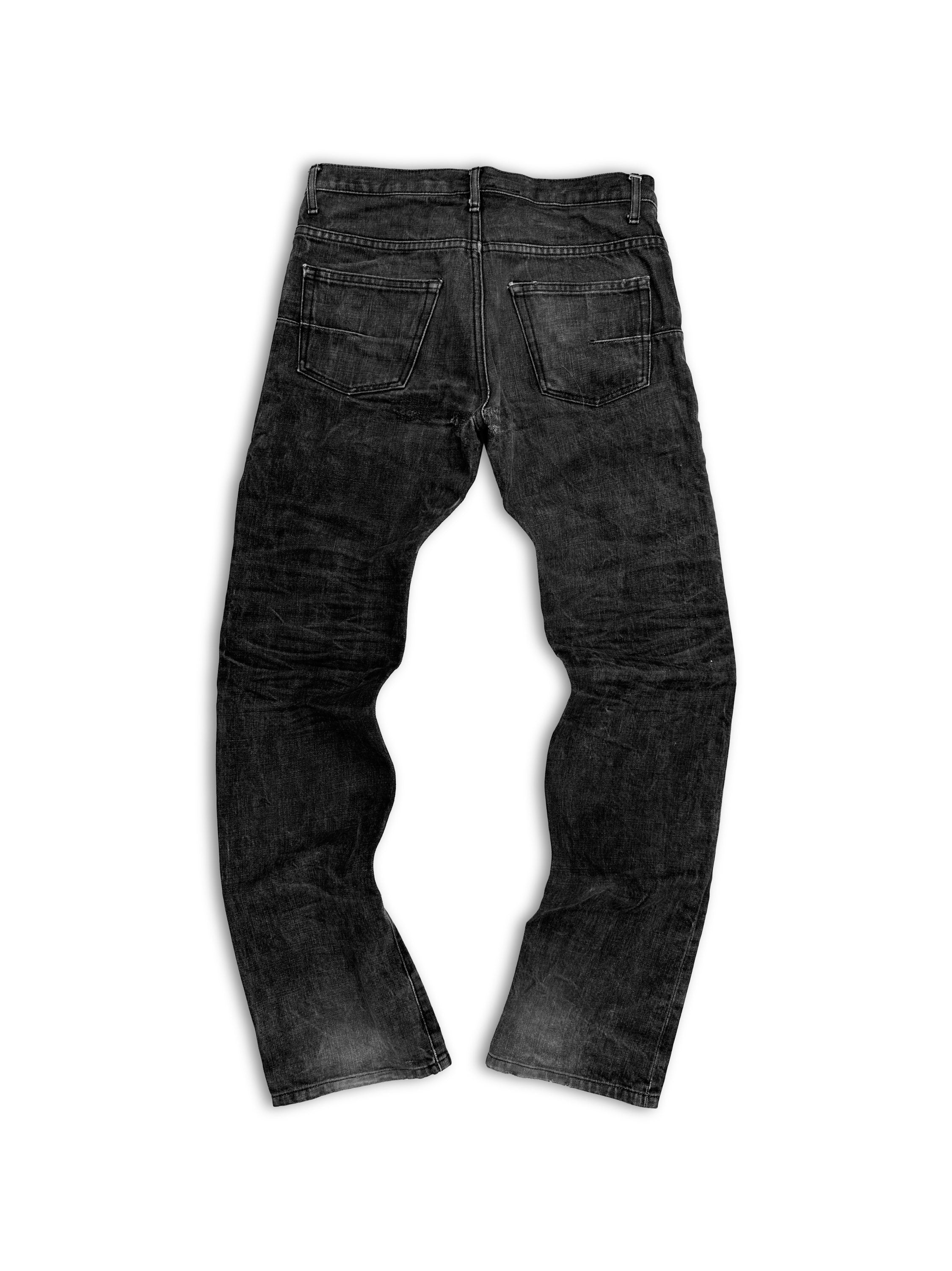 00s Dior Homme by Hedi Slimane Black Washed Denim