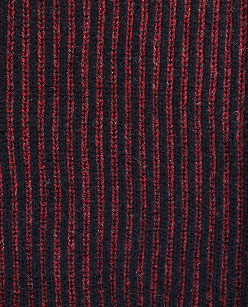 FW11 Louis Vuitton Camel Hair Braided Heavy Knitted Sweater
