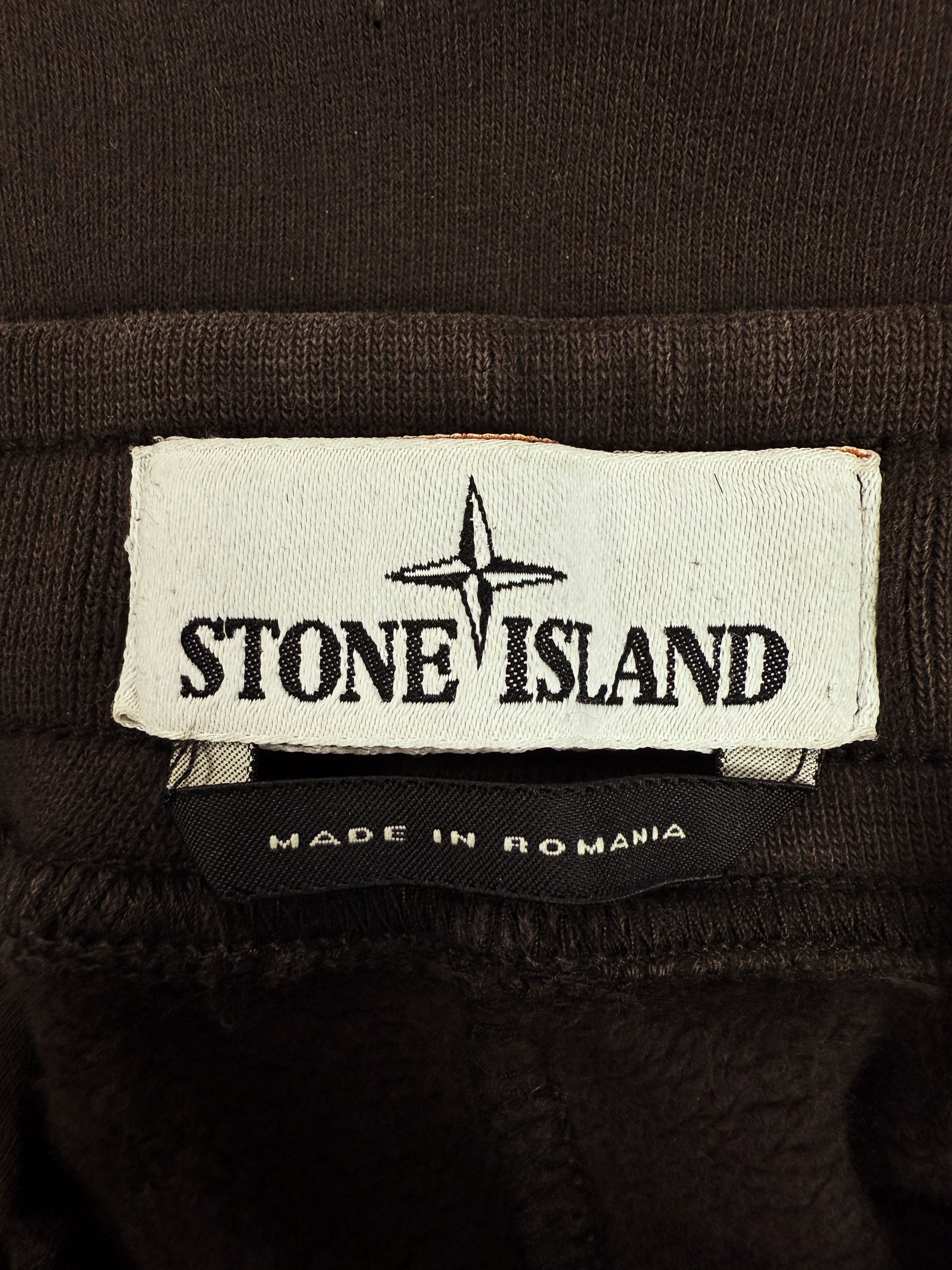 Stone Island Compass Patch Dark Brown Cargo Sweat Pants