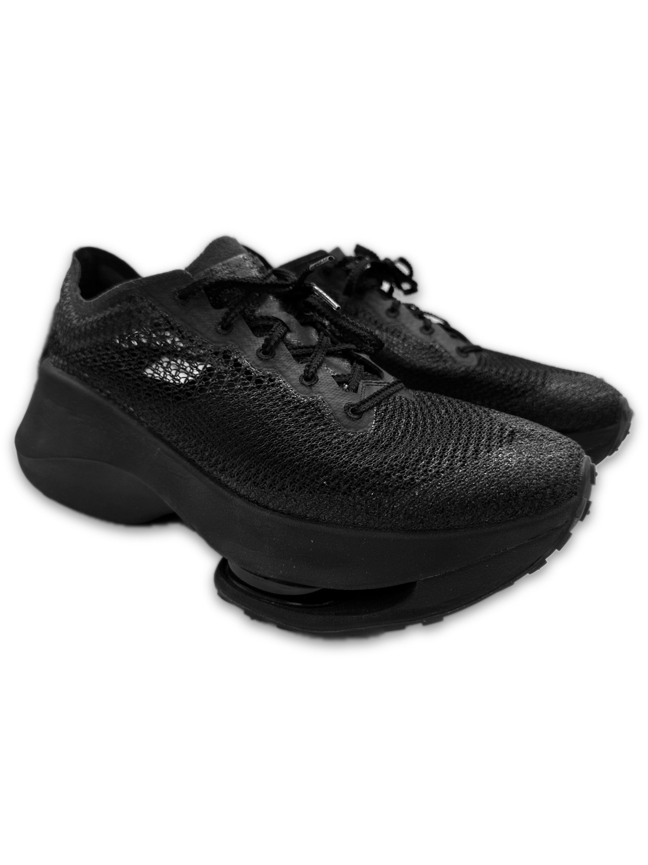MMW x Nike TRD Run 6 Black Low-top Mesh Sneakers