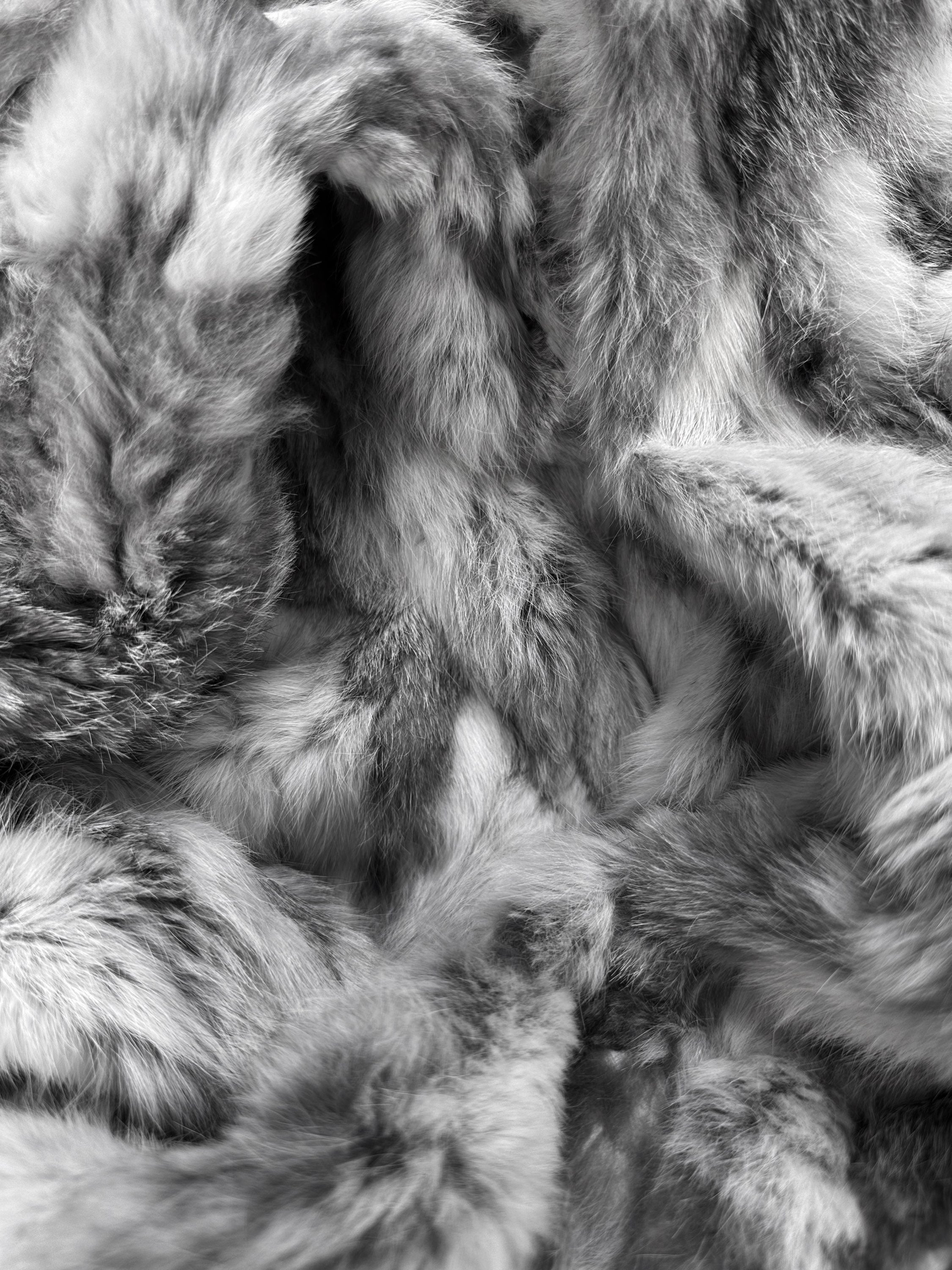 90s Christian Dior ‘Rabbit Fur’ White Heavy Weight Jacket