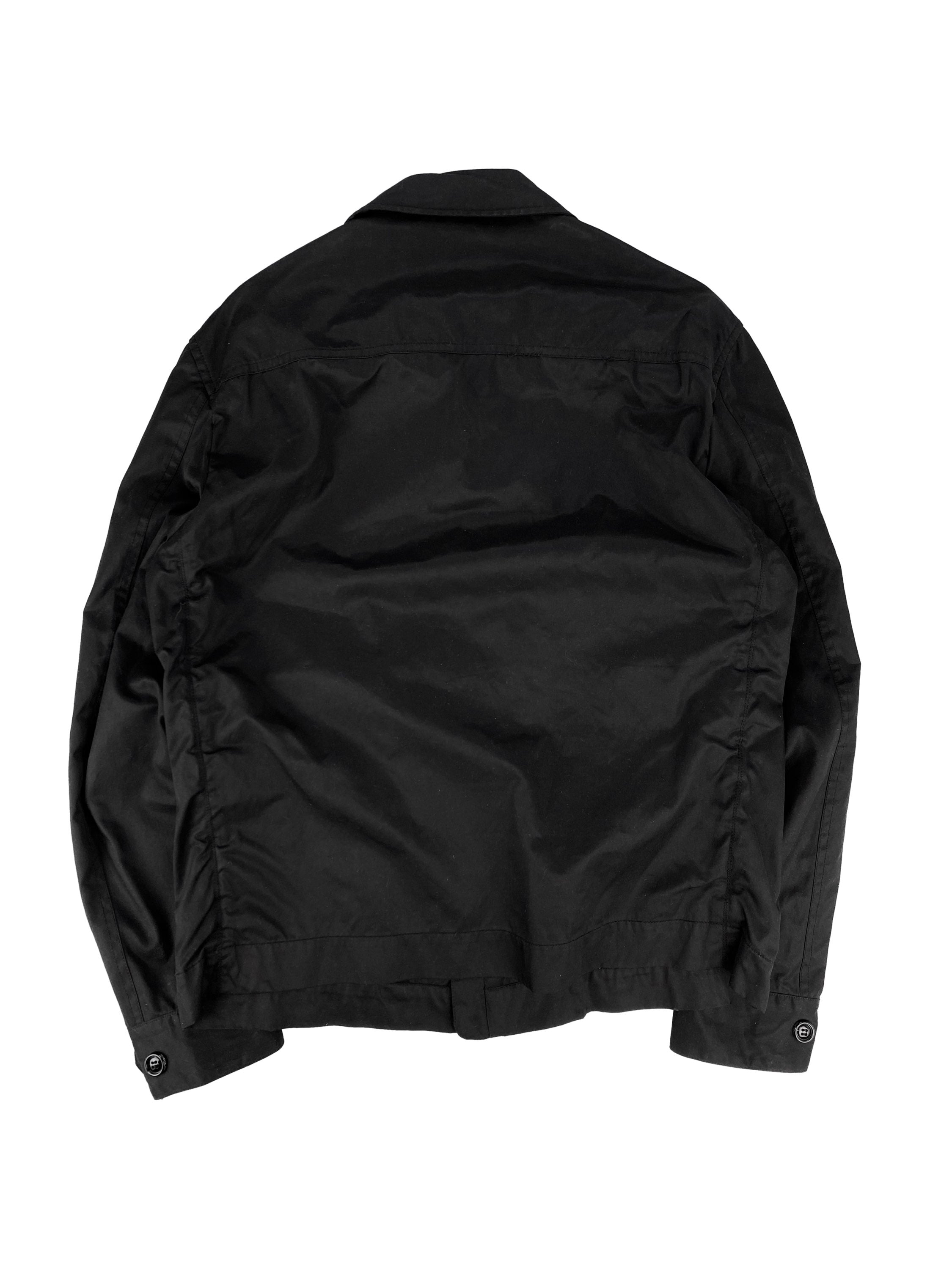 Love Moschino Black Nylon Collared Jacket