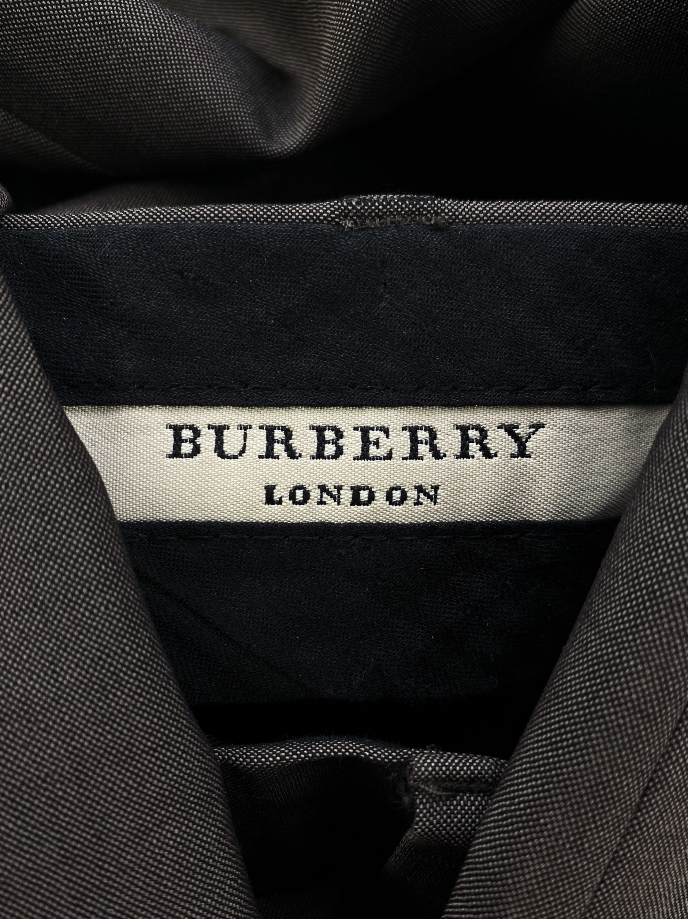 Burberry London Grey Essential Slim Cut Trousers