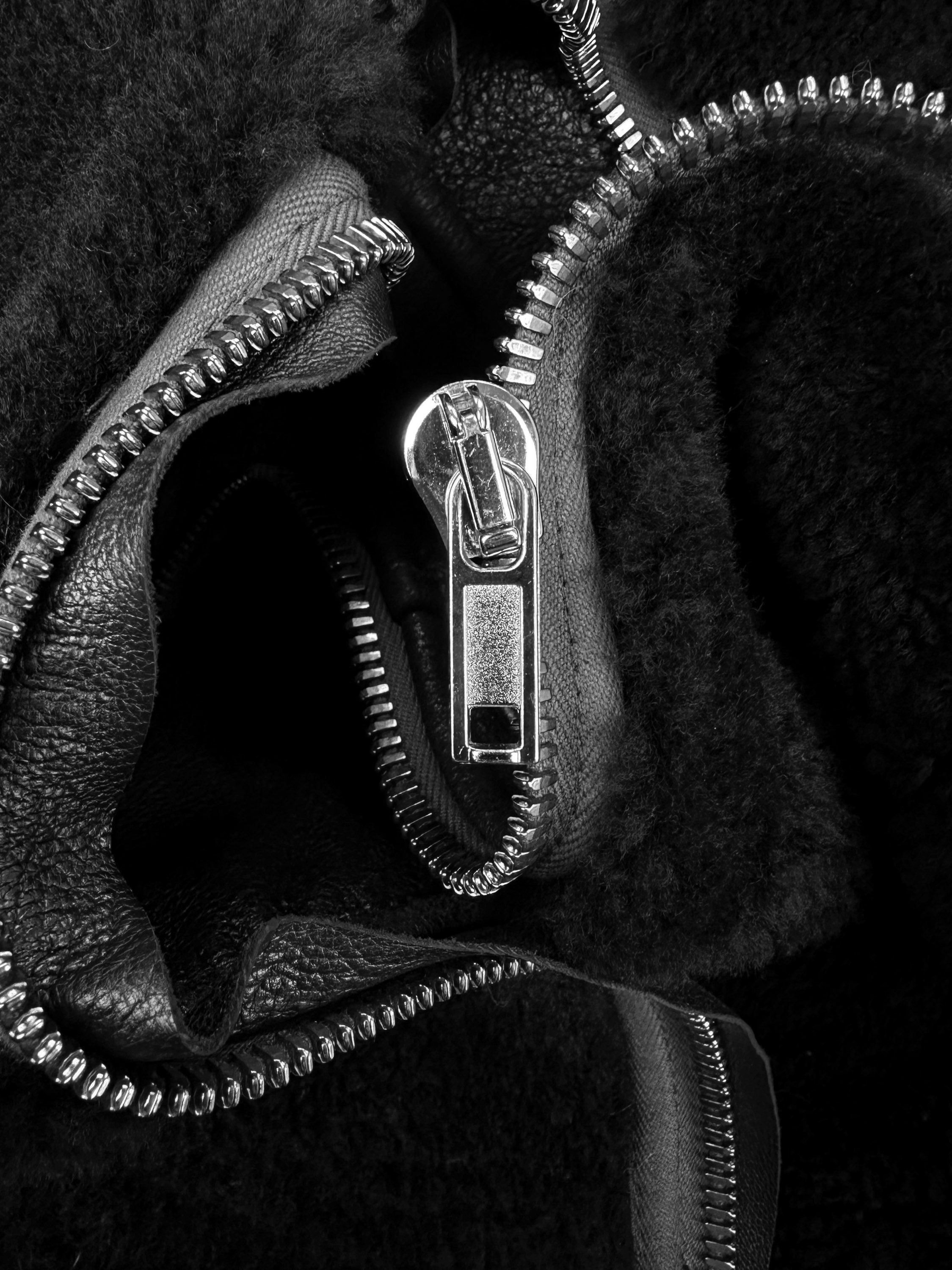 AW22 Rick Owens ‘Gimp’ Strobe Lamb Skin Shearling Fur Vest