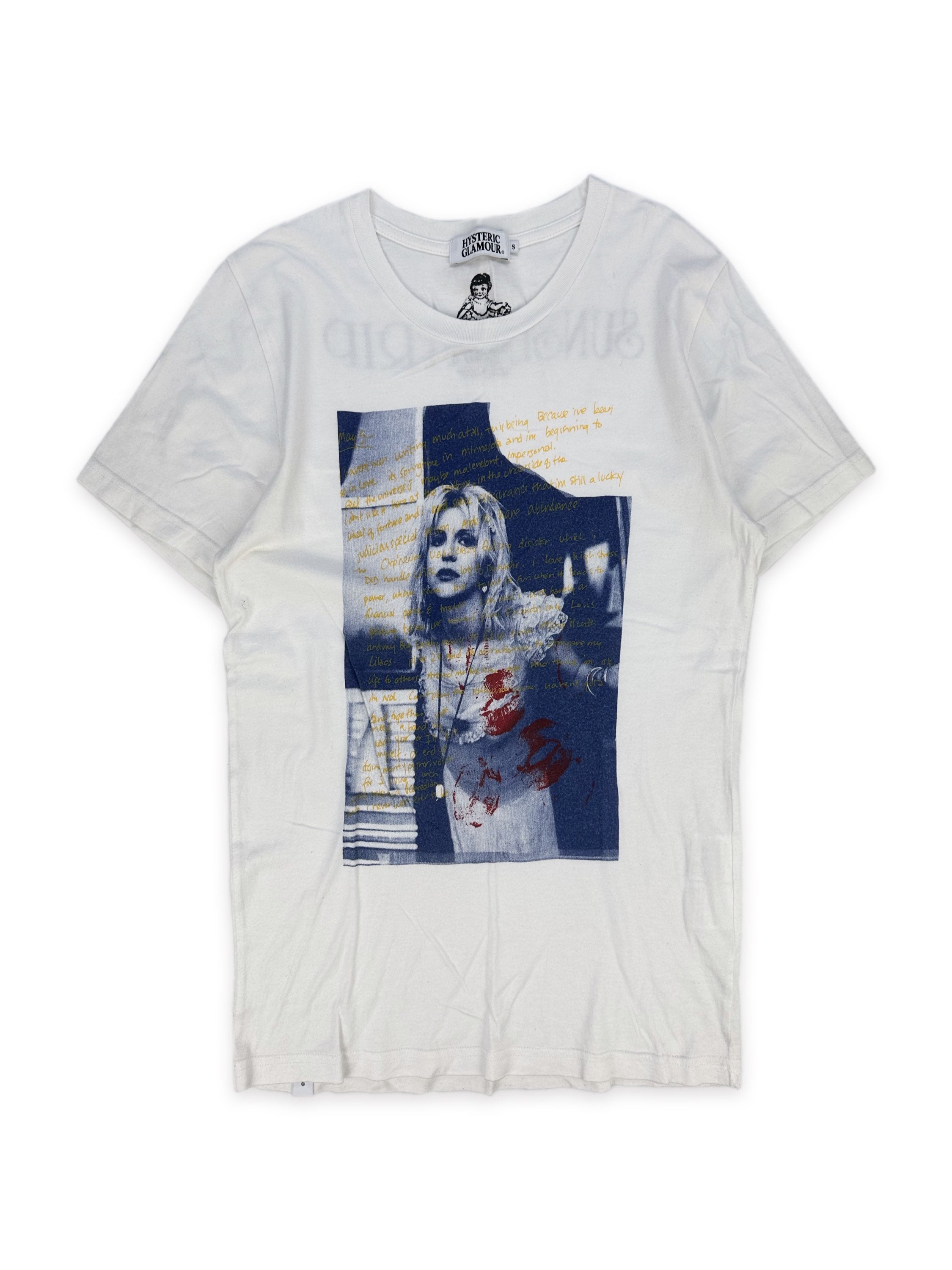 00s Hysteric Glamour ‘Sunset Strip’ Graphic Portrait T-Shirt