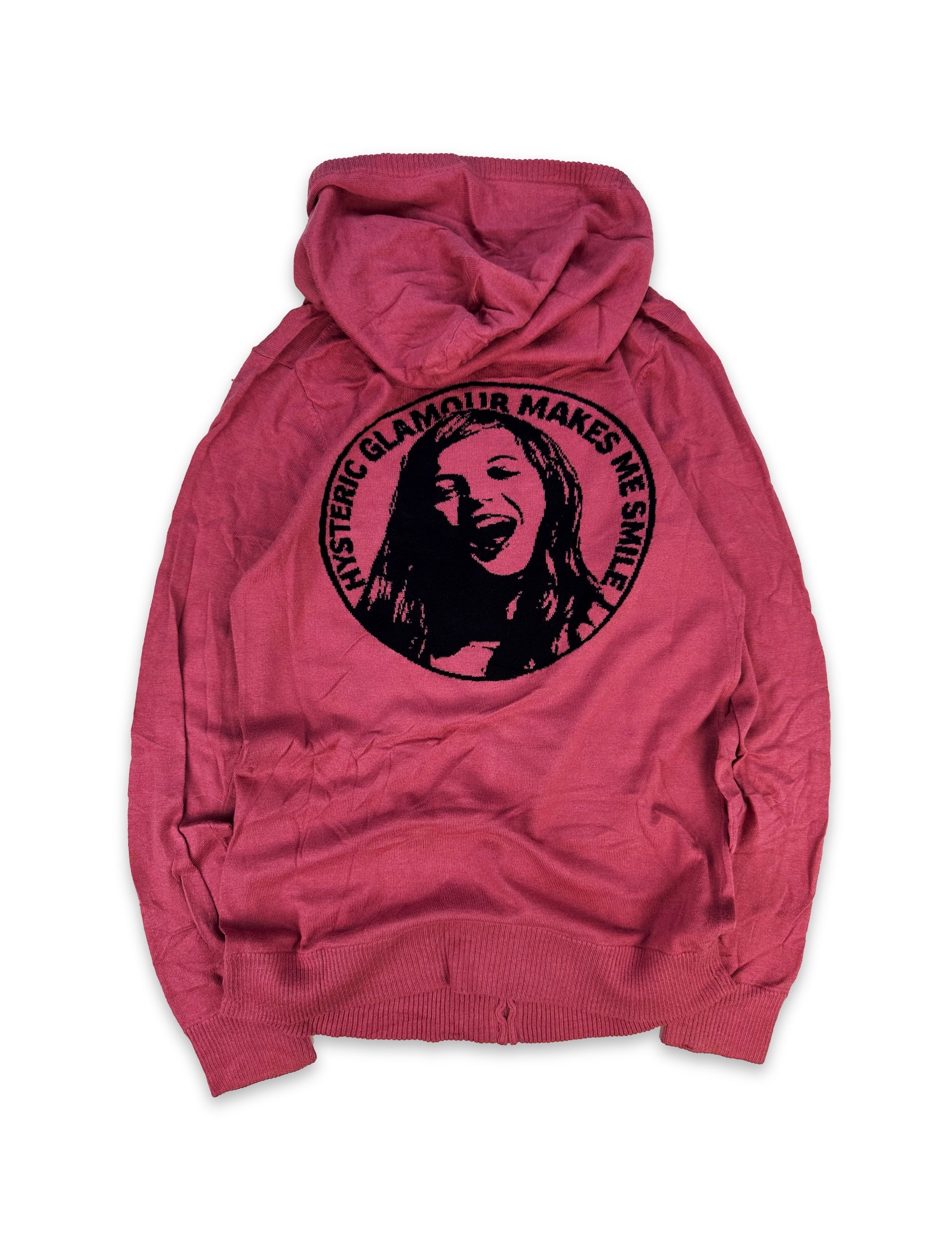 00s Hysteric Glamour ‘Makes Me Smile’ Full Zip Hoodie