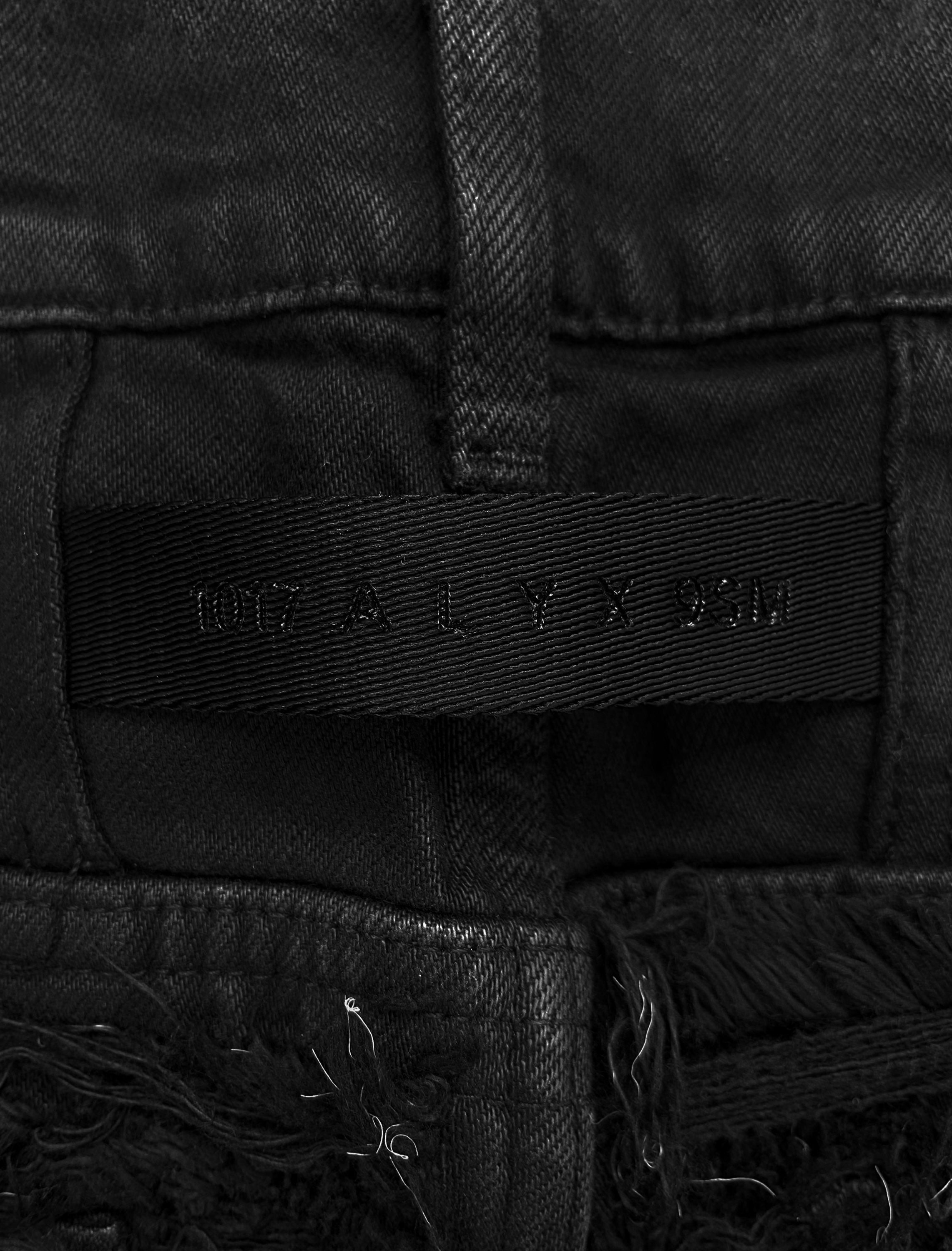 FW19 1019 Alyx 9SM x Blackmeans Thrashed 6 Pocket Denim Jeans