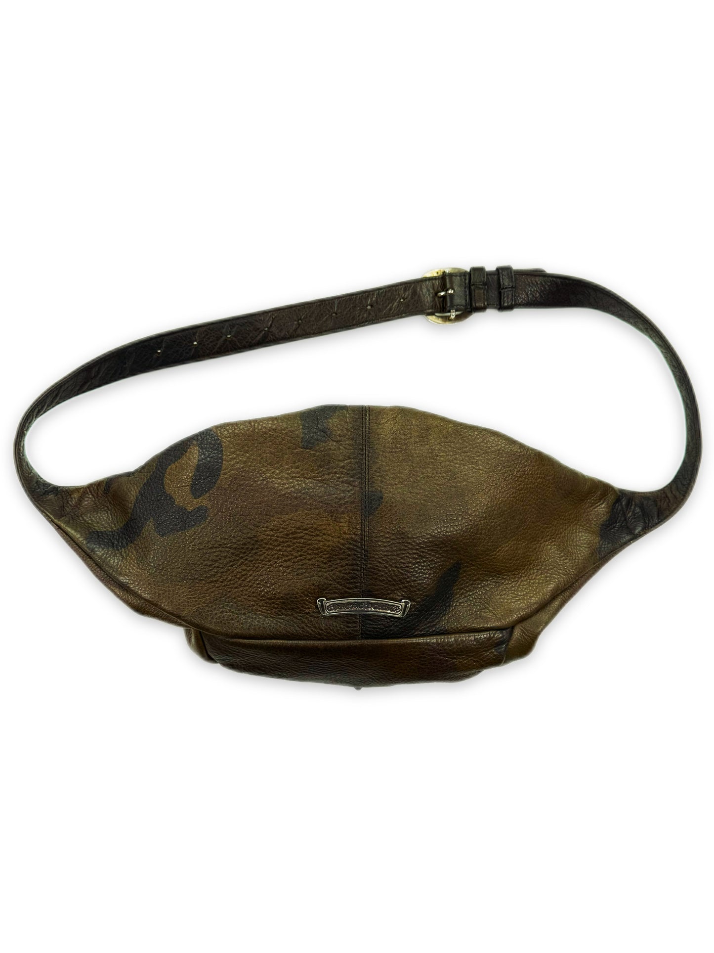 Chrome Hearts Large Green Camo Leather Gunslinger Snat Pack Crossbody Bag