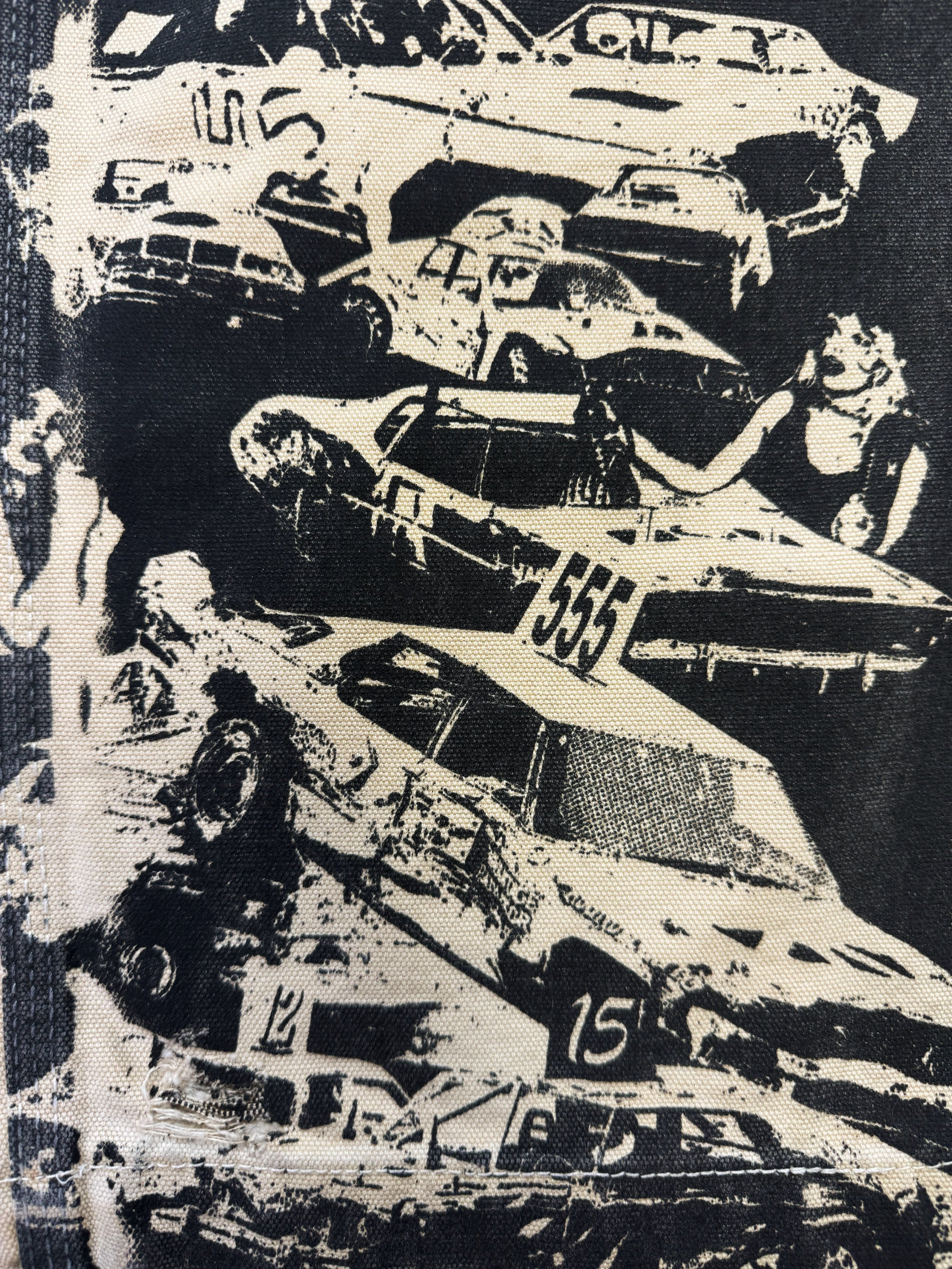 SS23 Enfants Riches Deprimes ‘Car Crash’ Distressed Carpenter Jeans