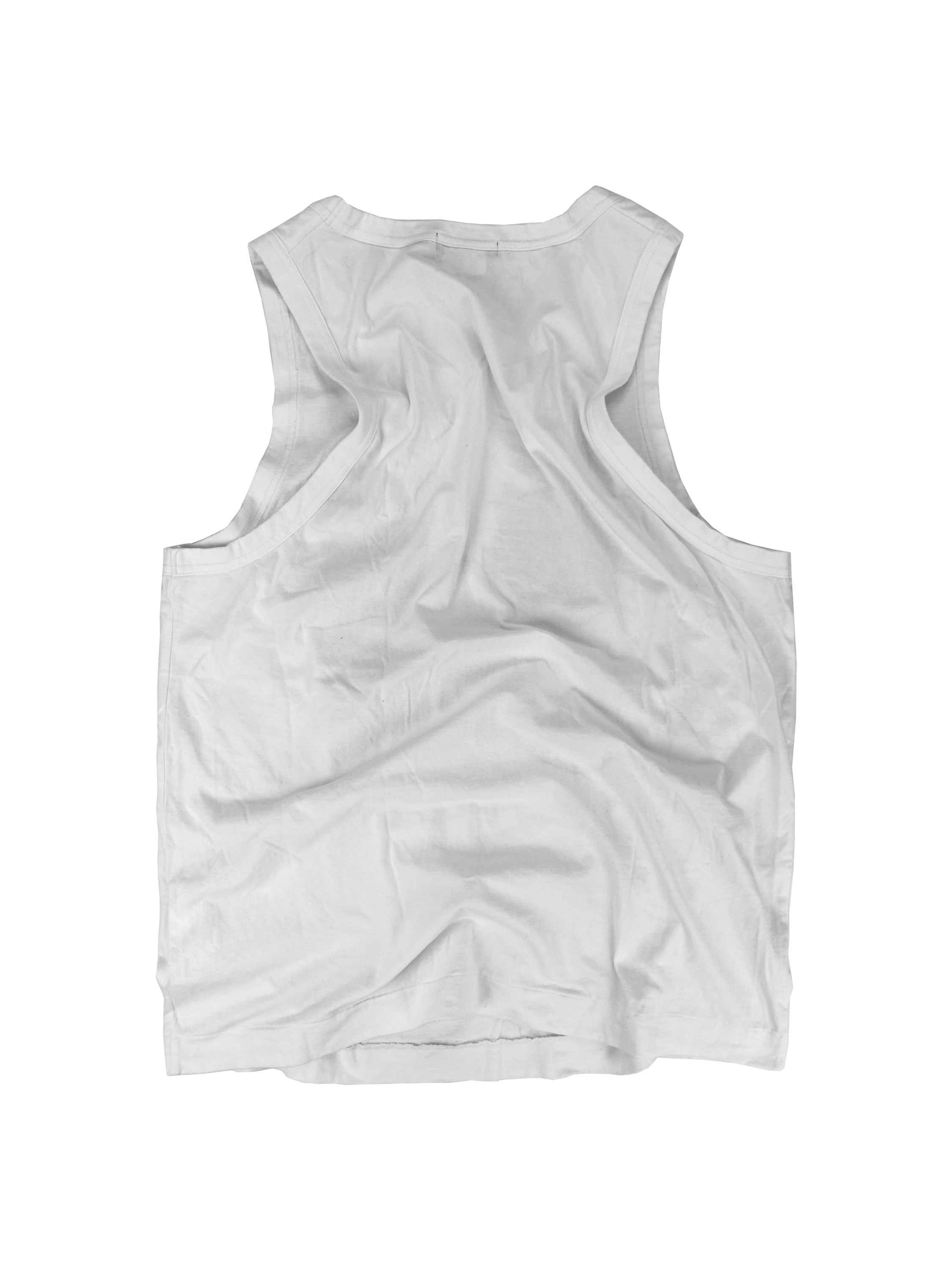 Comme des Garçons Homme Plus Skull Negative Graphic Tank-top