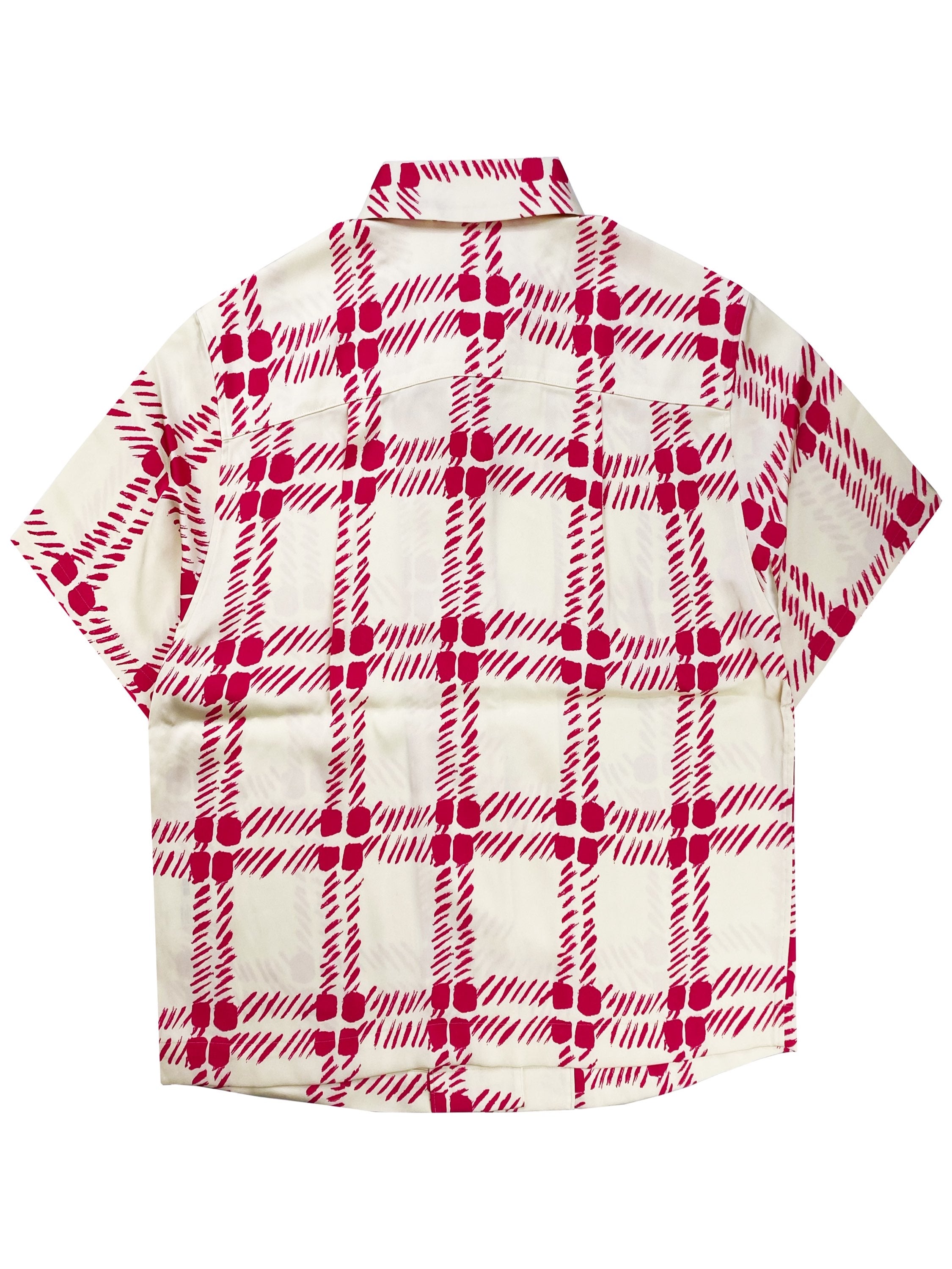 Marni x Uniqlo Checkered Camp Collar Button Up Shirt