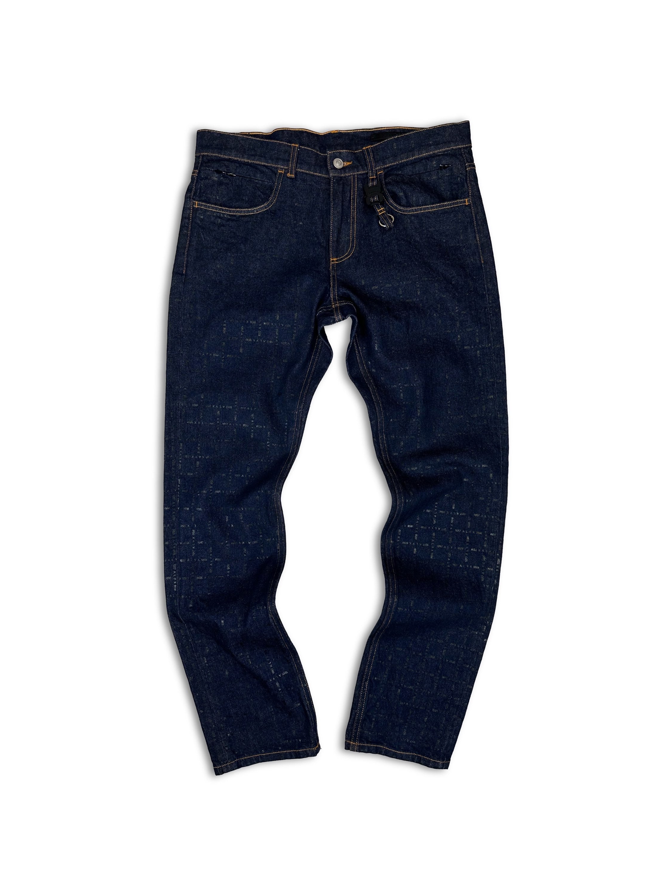 1017 Alyx 9SM Indigo ‘Buckle’ Monogram Denim
