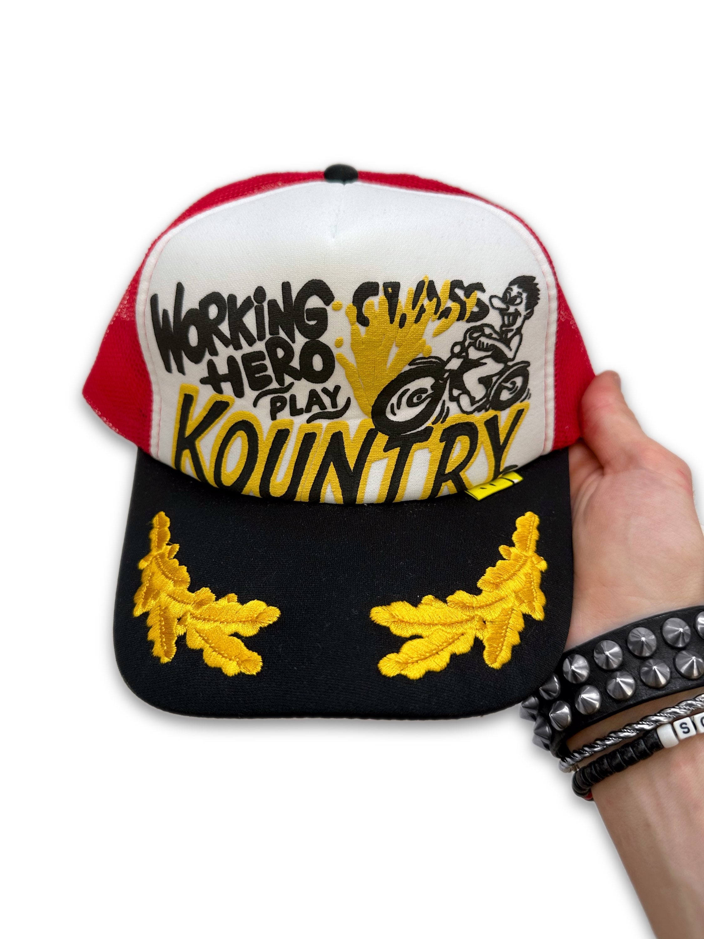 AW24 Kapital ‘Working Class Hero’ Embroidered Trucker Hat