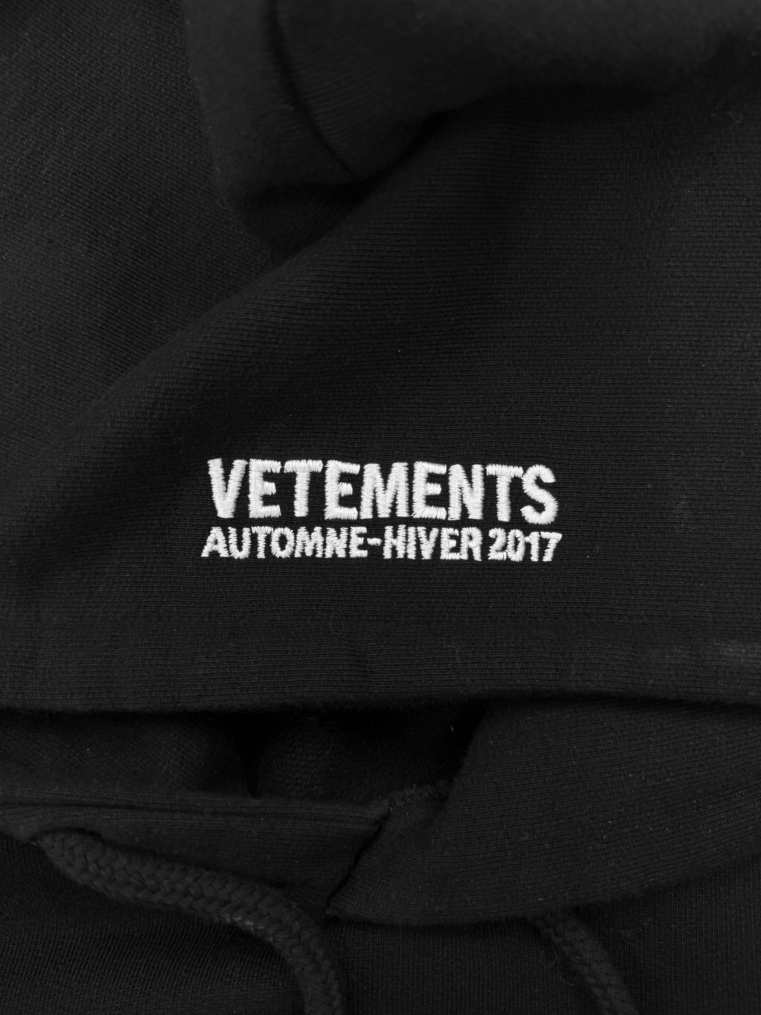 AW17 Vetements Homme ‘Total Fucking Darkness’ Pentagram Hoodie