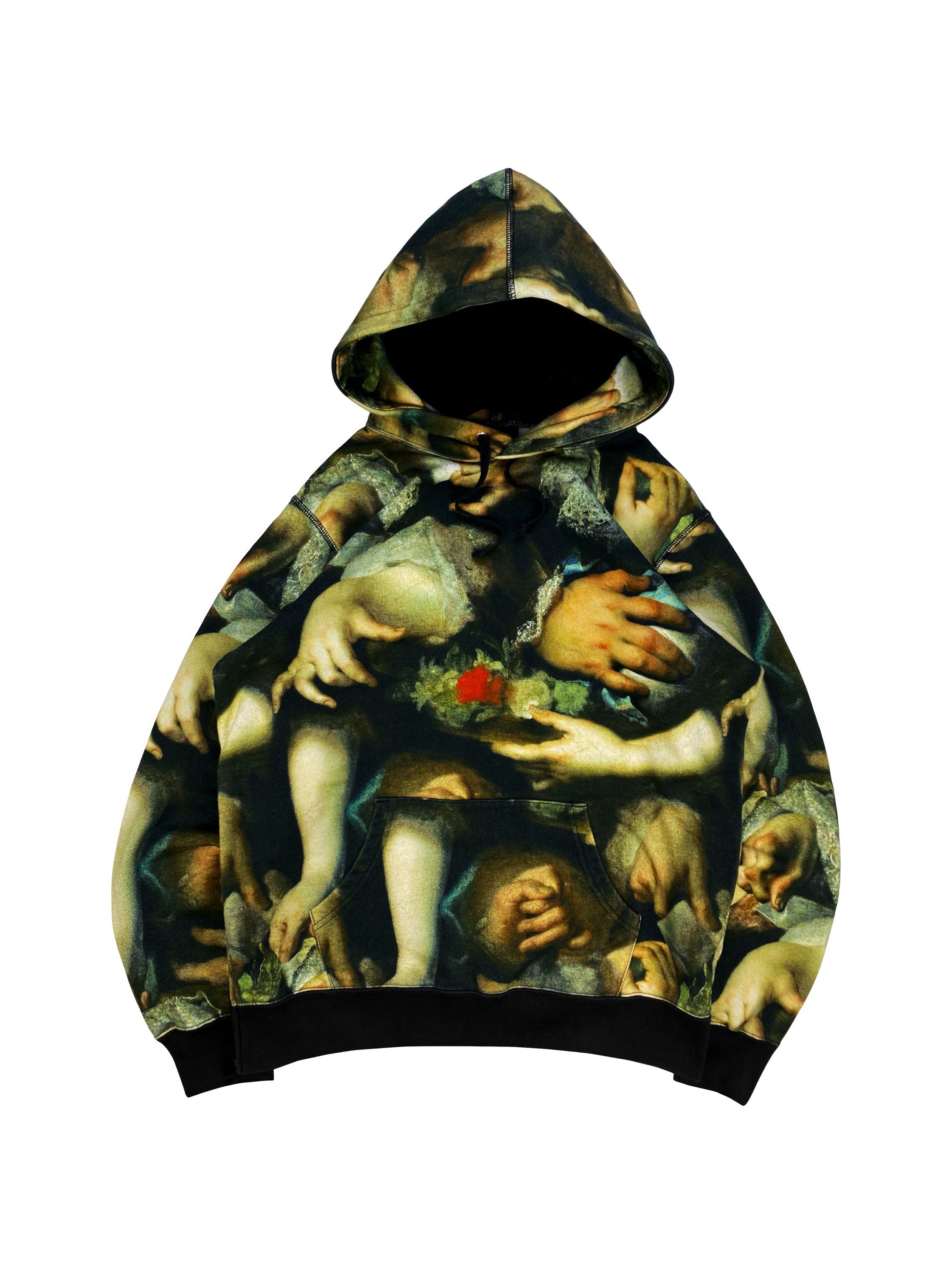 SS15 Undercover X Supreme ‘Study of Hands’ Full Print Hoodie