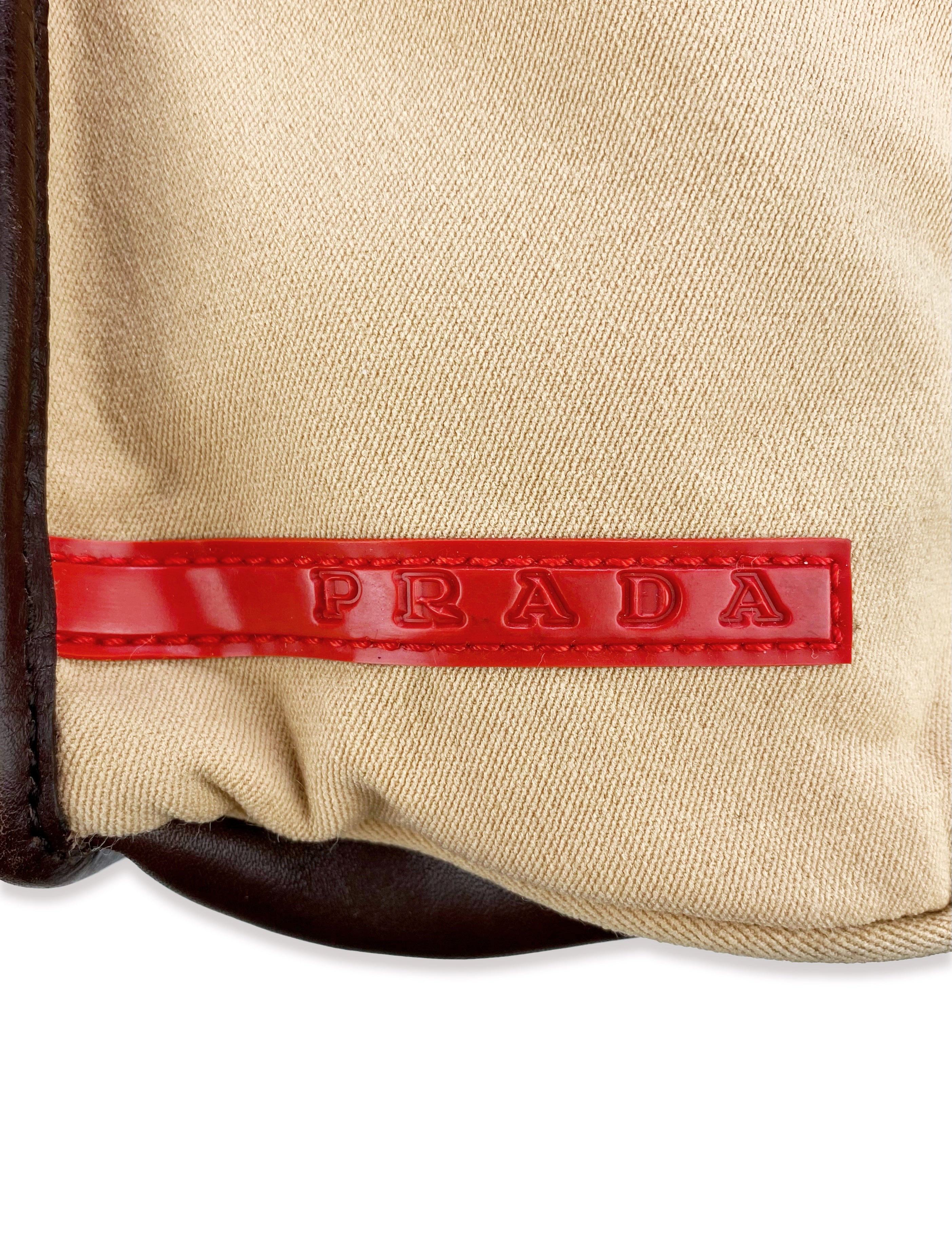 90’s Prada Sport Hamster Fur Top Loading Crossbody Bag