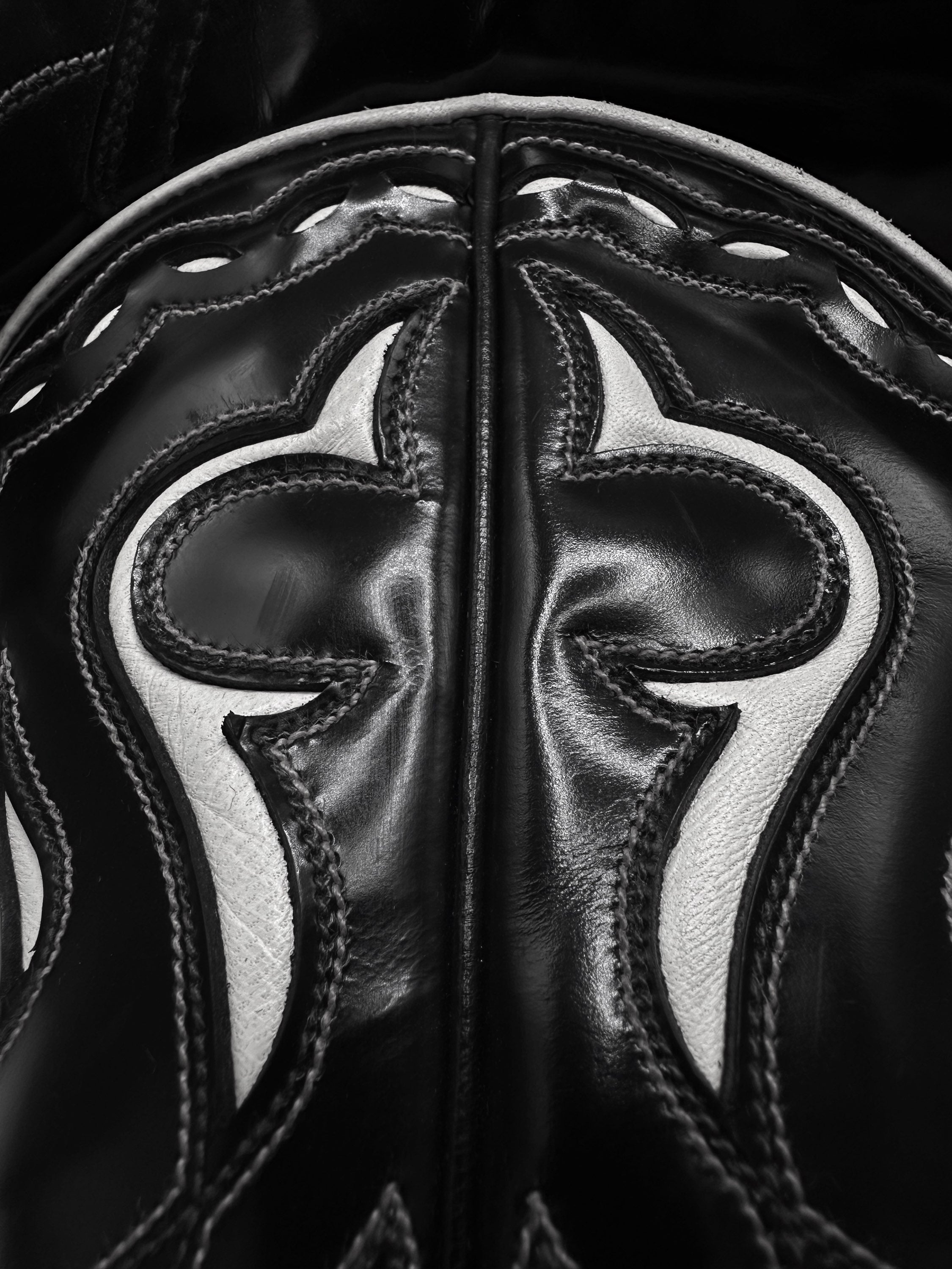 Saint Laurent Paris ‘Santiago’ 40 Western Calskin Leather Boots