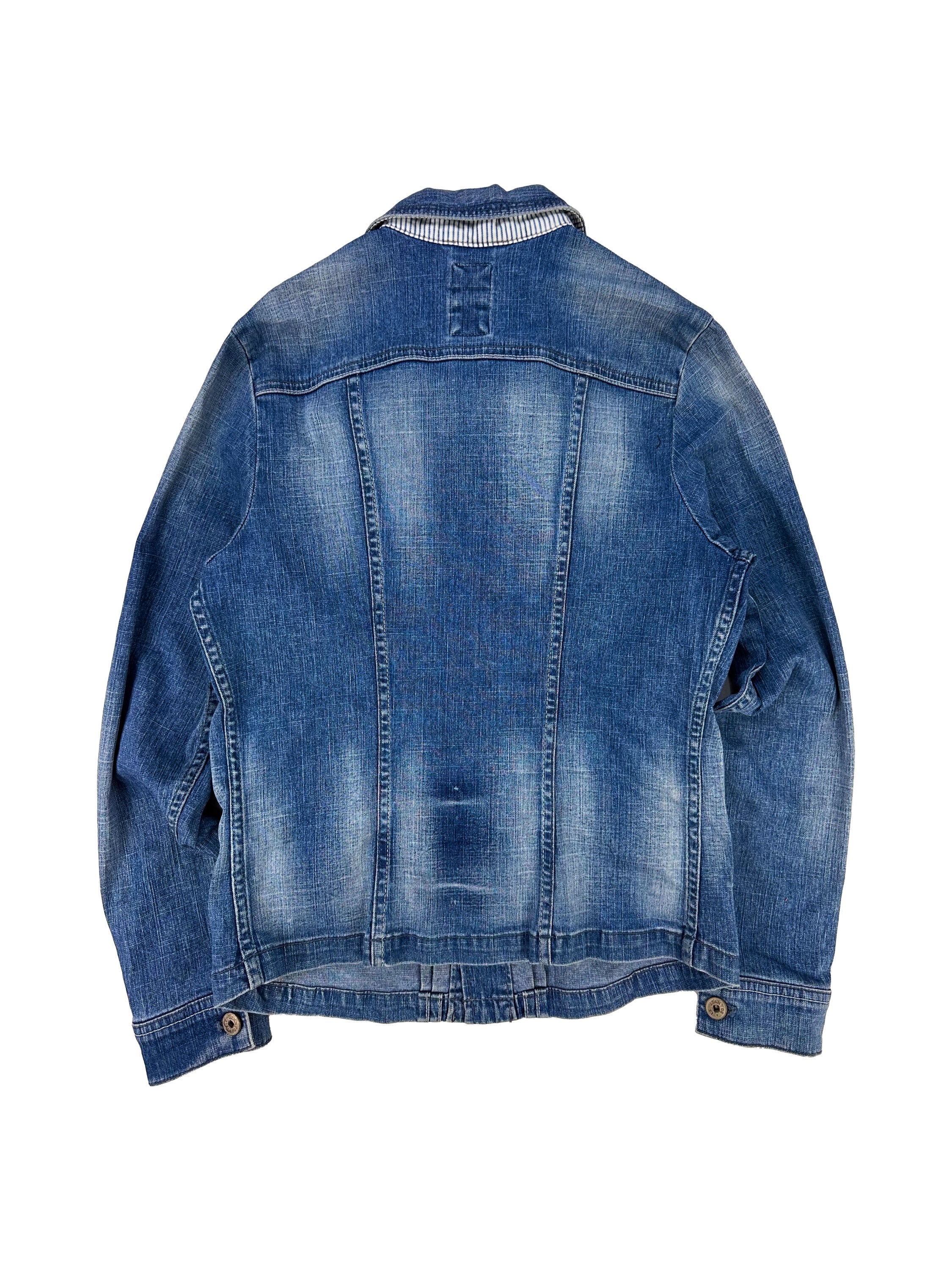 00s Marithe Francois Girbaud Blue Wash Denim Jacket