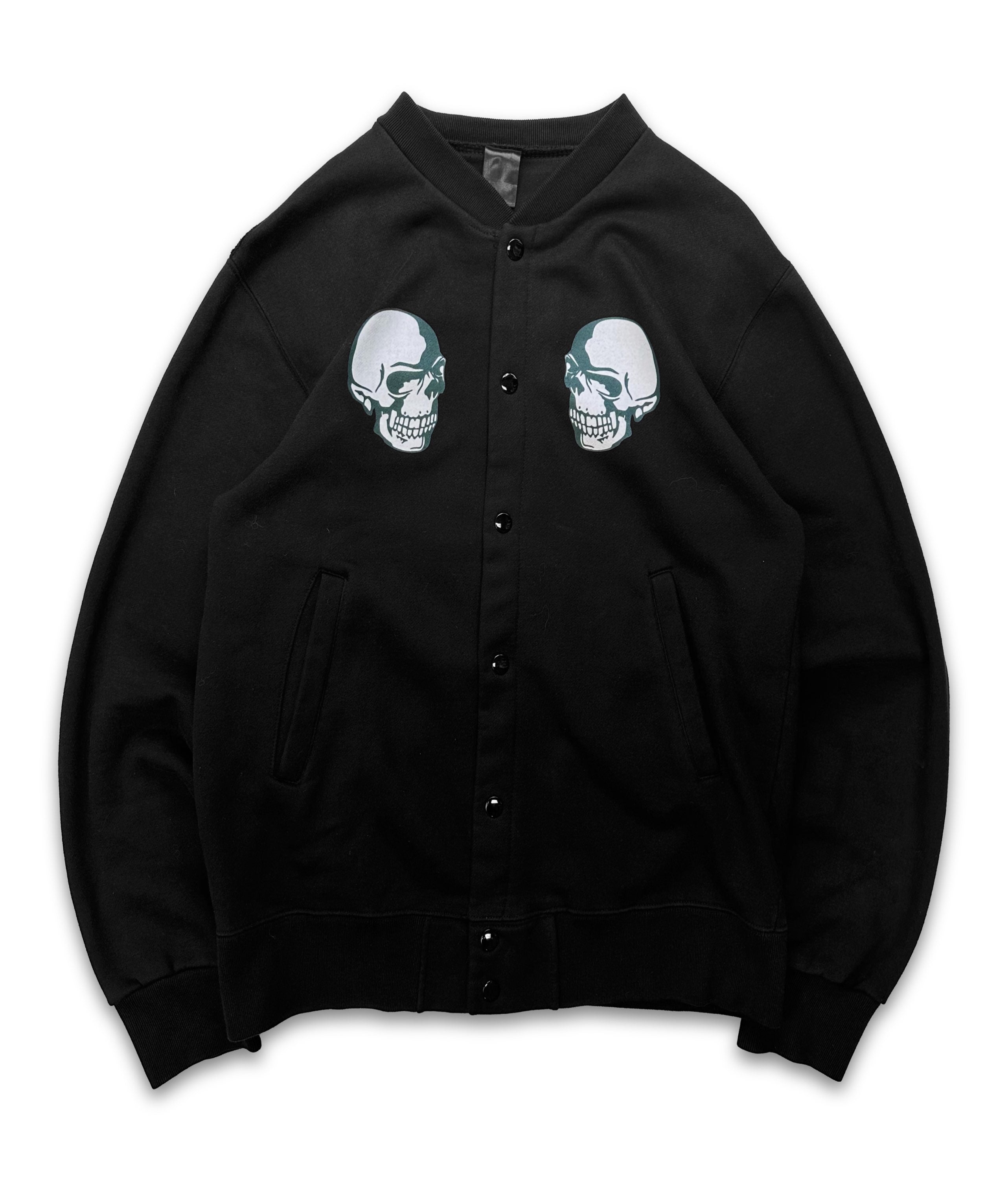 SS04 Number (N)ine ‘Double Skull’ Rockstar Graphic Bomber Jacket