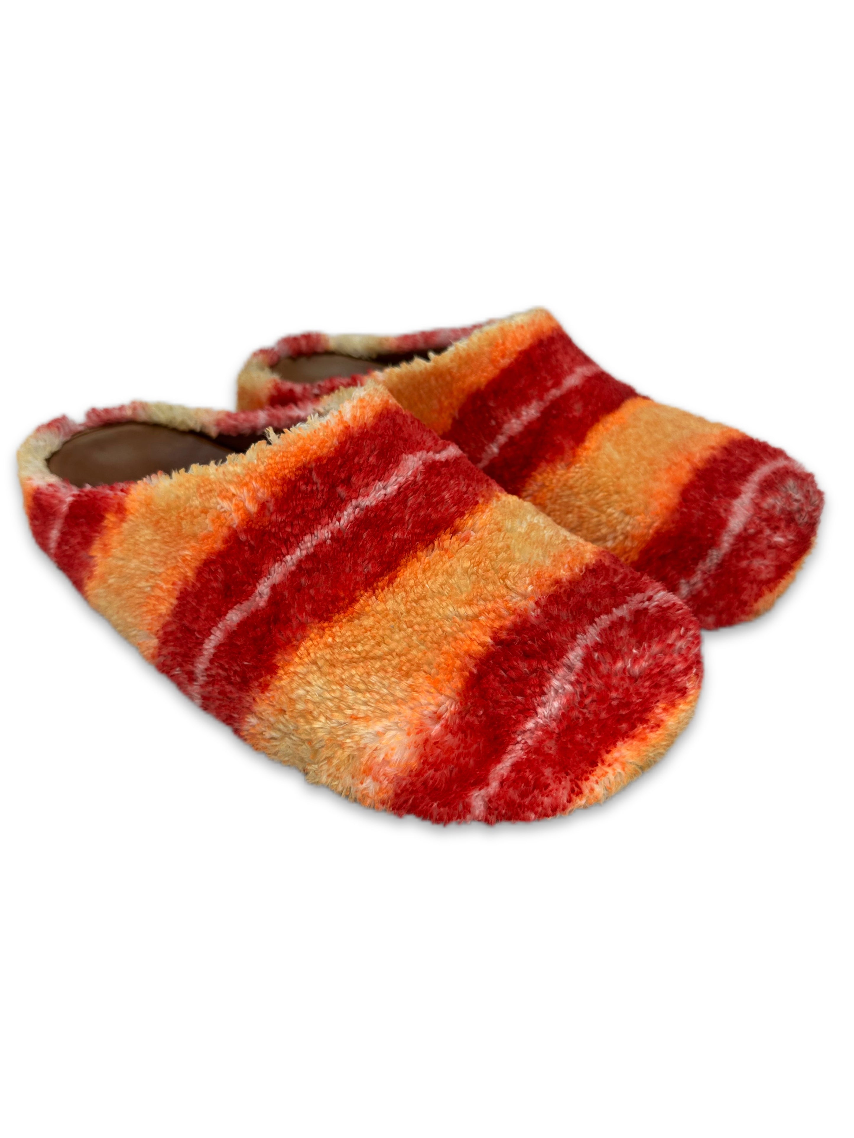Marni ‘Fussbett’ Leather Tie-Dye Loafer Mules