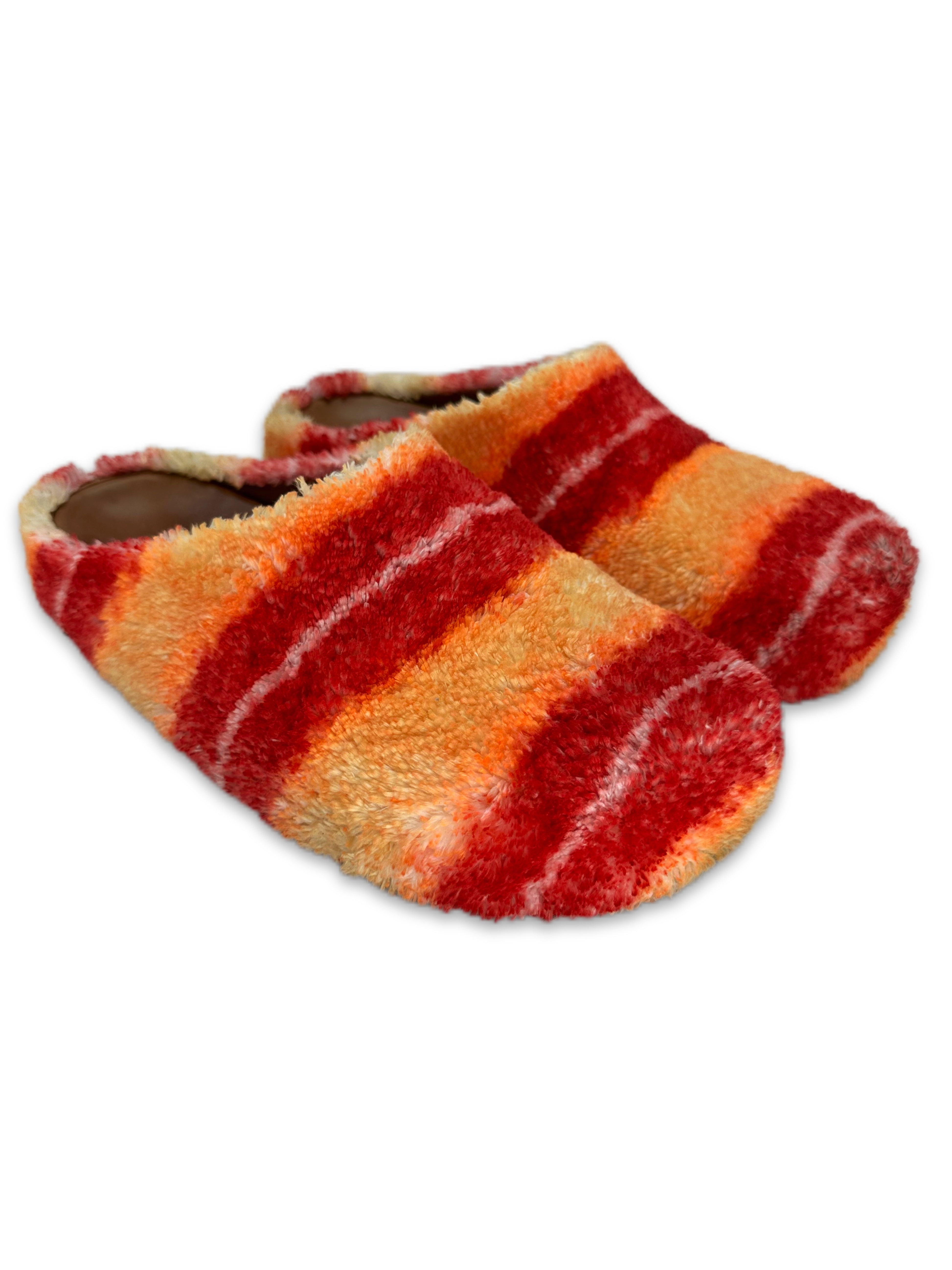 Marni ‘Fussbett’ Leather Tie-Dye Loafer Mules