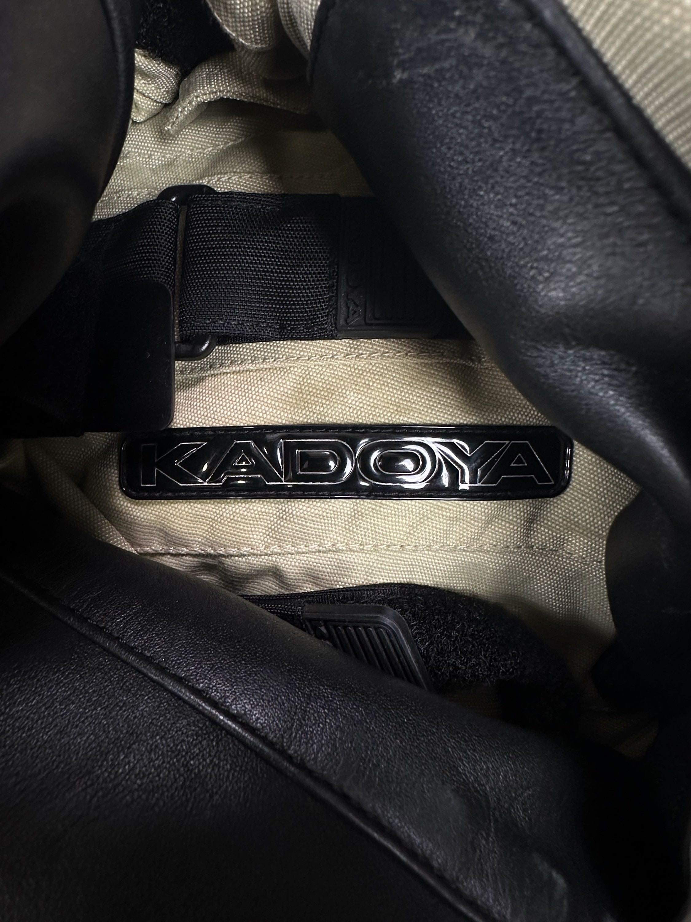 00s Kadoya ‘Battle Suit’ Armoured Double Layered Biker Jacket