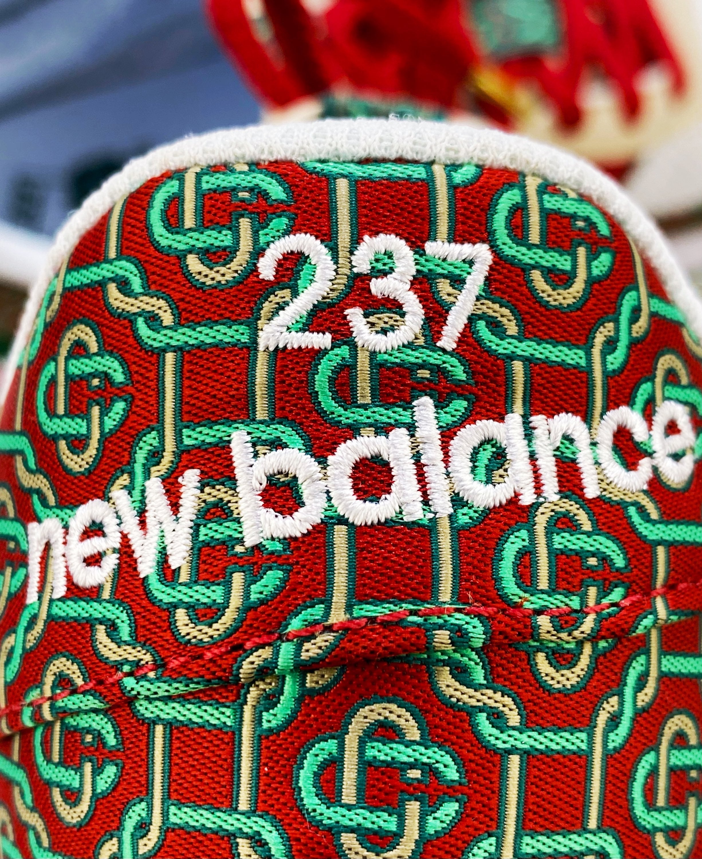 2021 New Balance x Casablanca ‘237’ Monogram White Low-top Sneakers