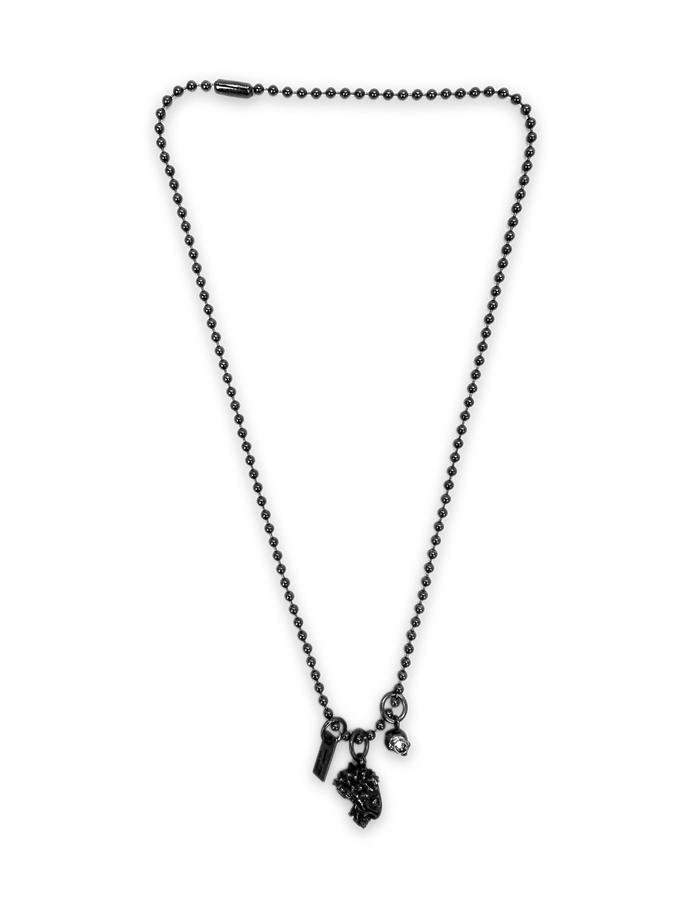 SS06 Number (N)ine x Jam Home Made .925 Silver Skull Chain