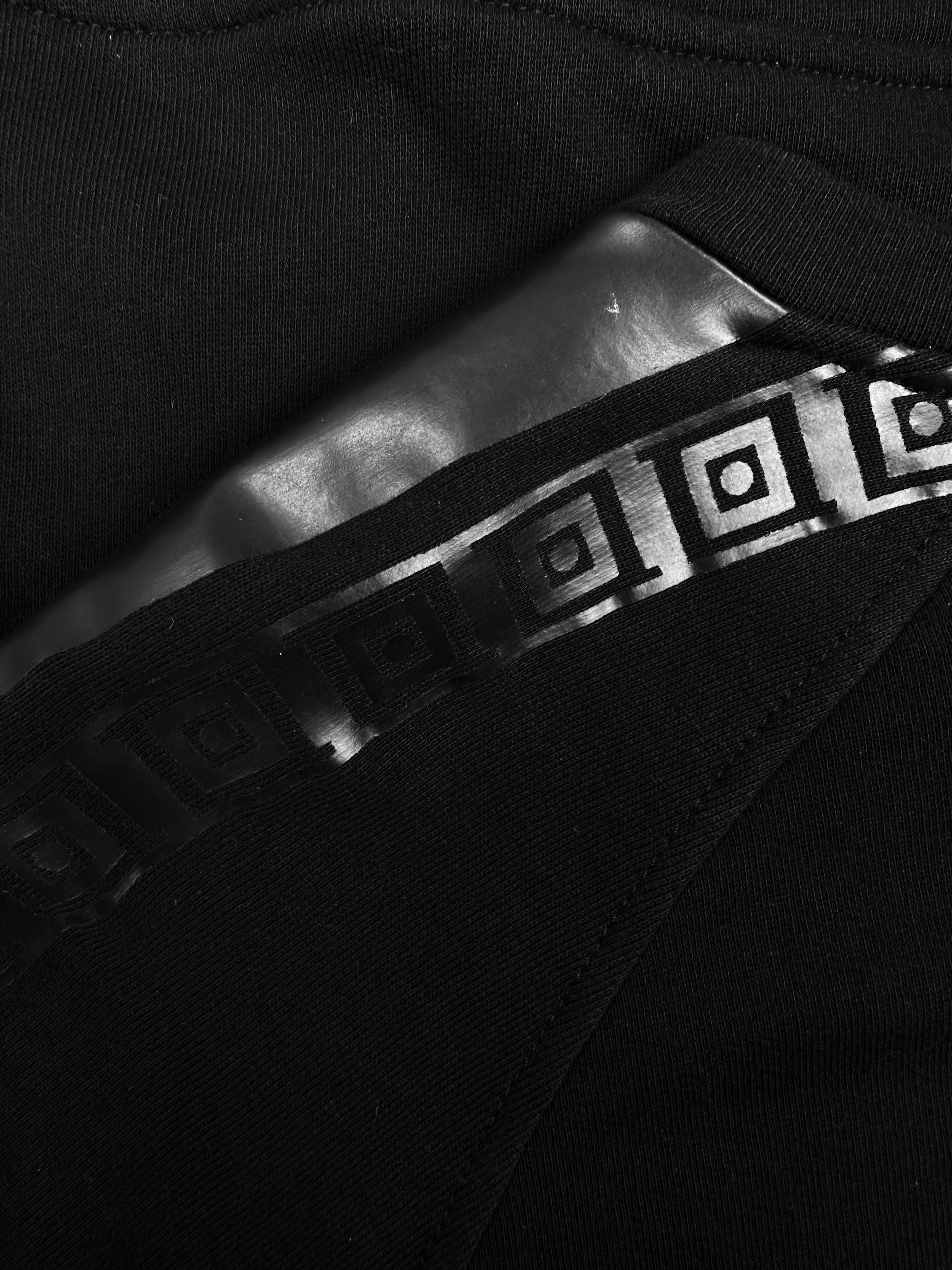 Versace Monogram Logo Black Heavy Weight Crewneck