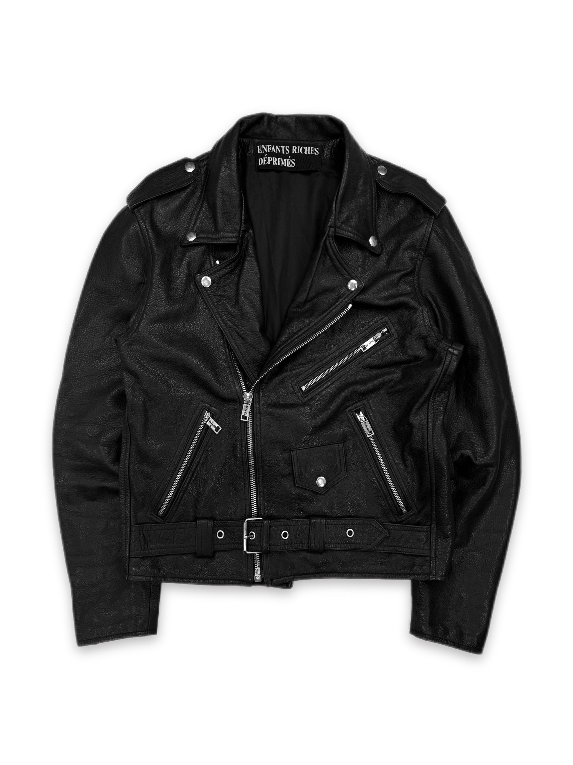 SS15 Enfants Riches Deprimes ‘Stop Having Fun’ 1/15 Hand Painted Leather Jacket
