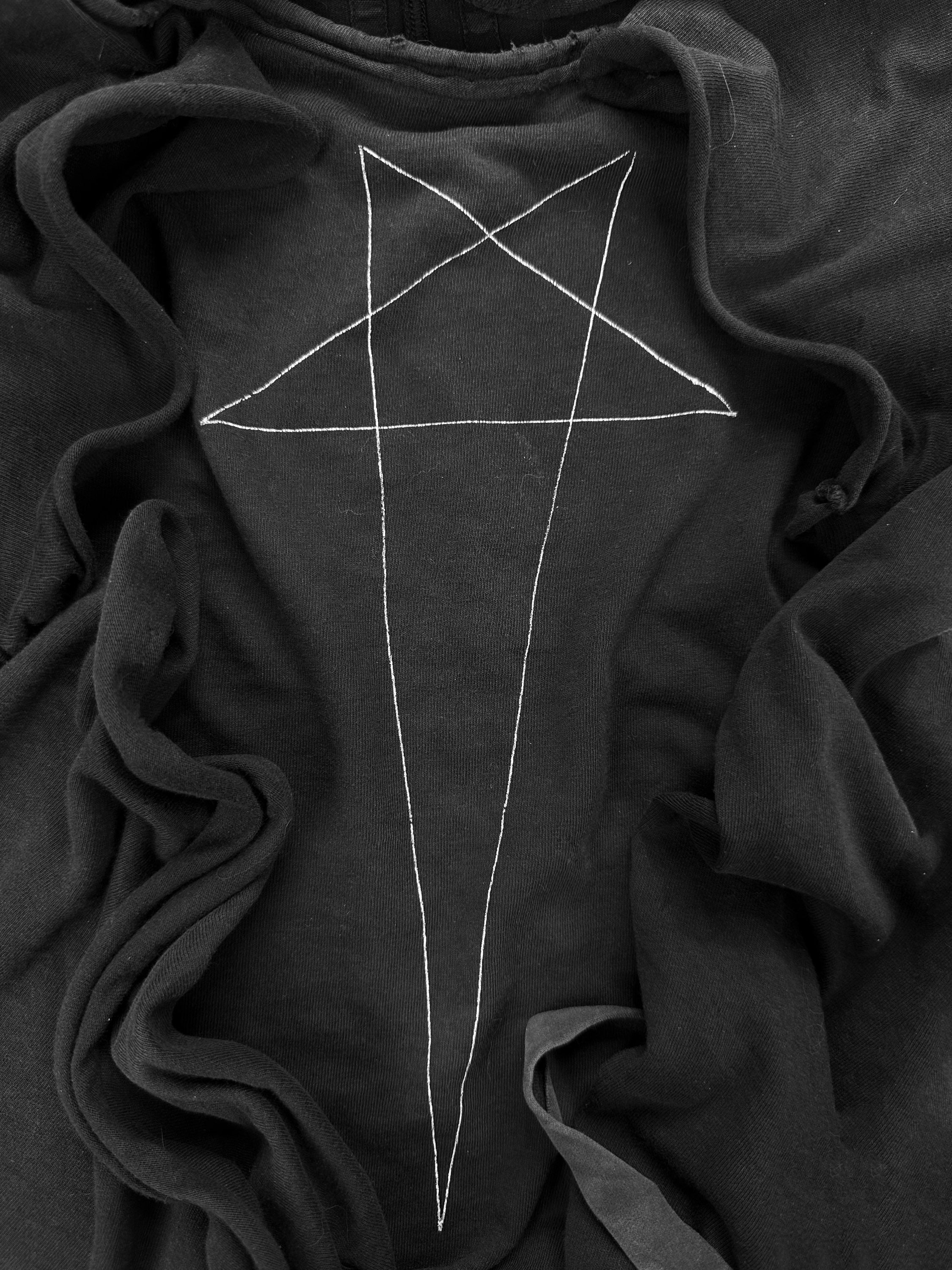Rick Owens DRKSHDW ‘Pentagram’ Skin Fitting T-Shirt