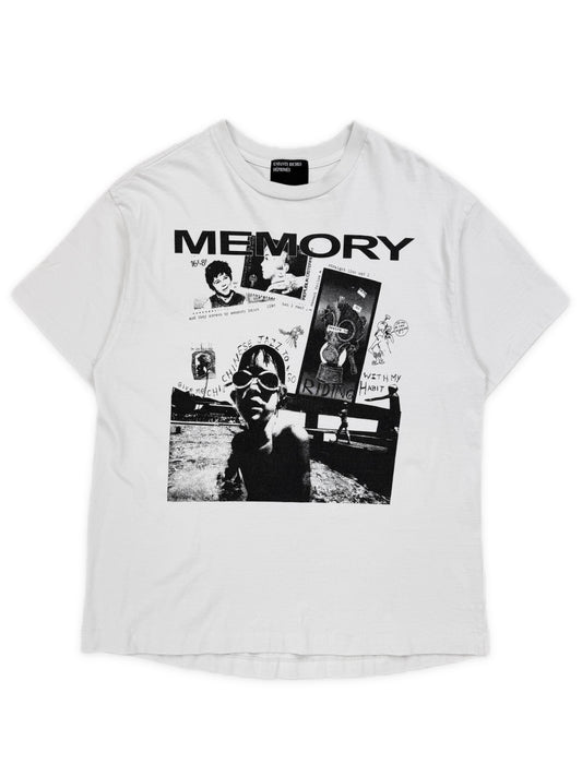 SS25 Enfants Riches Deprimes ‘Memory’ White Graphic T-Shirt