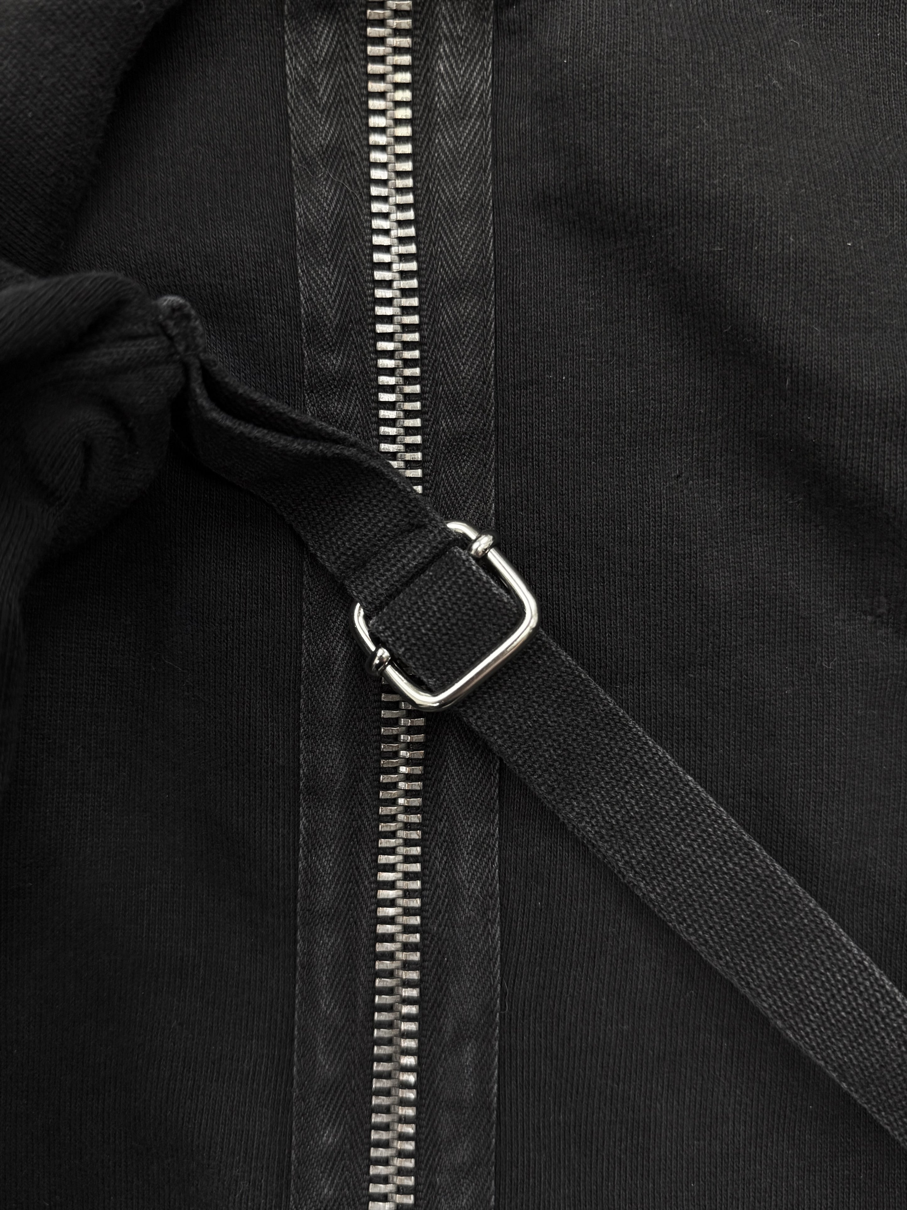 AW08 Rick Owens ‘Gimp’ Bondage Strap Zip-up Hoodie