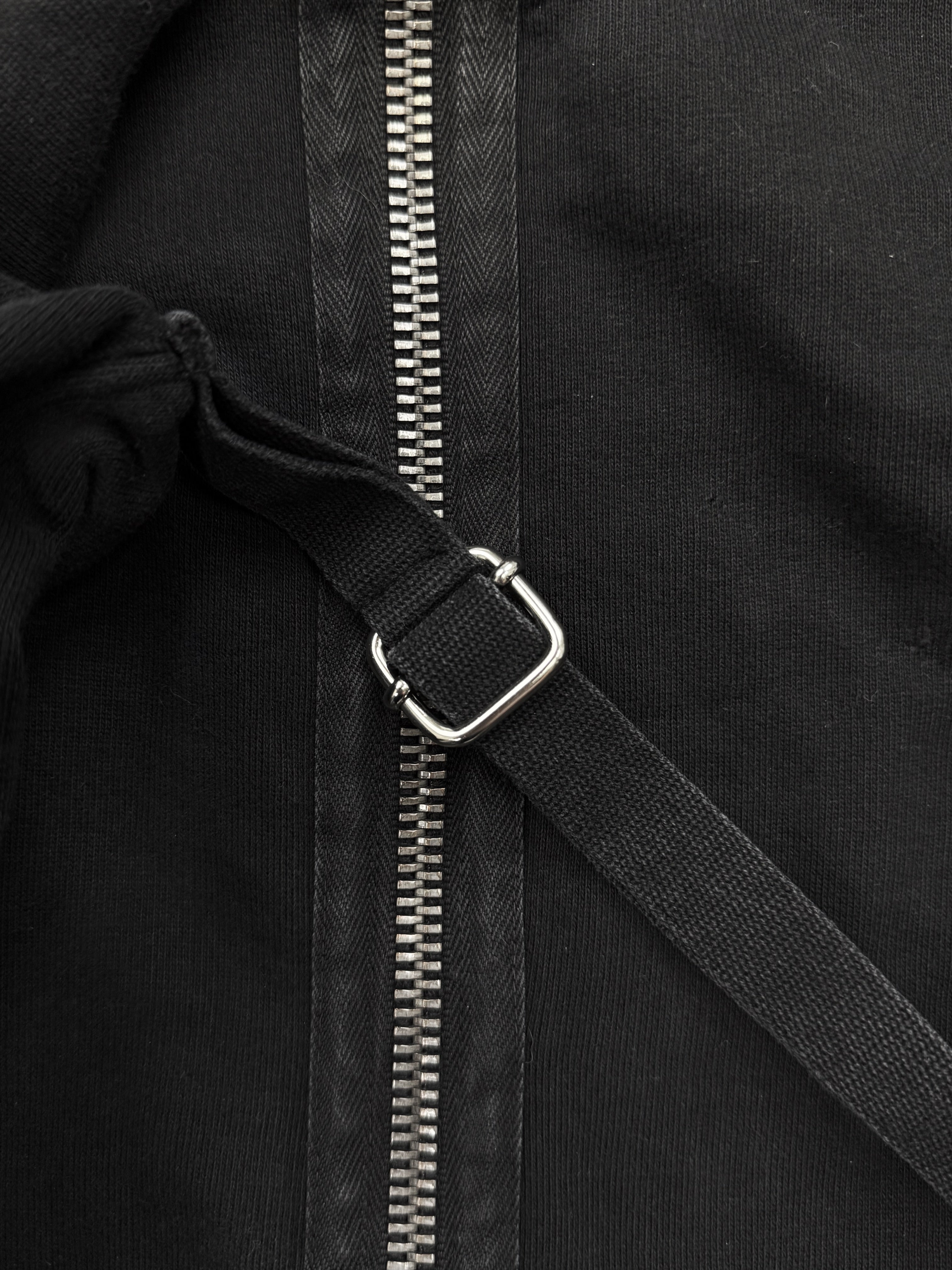 AW08 Rick Owens ‘Gimp’ Bondage Strap Zip-up Hoodie