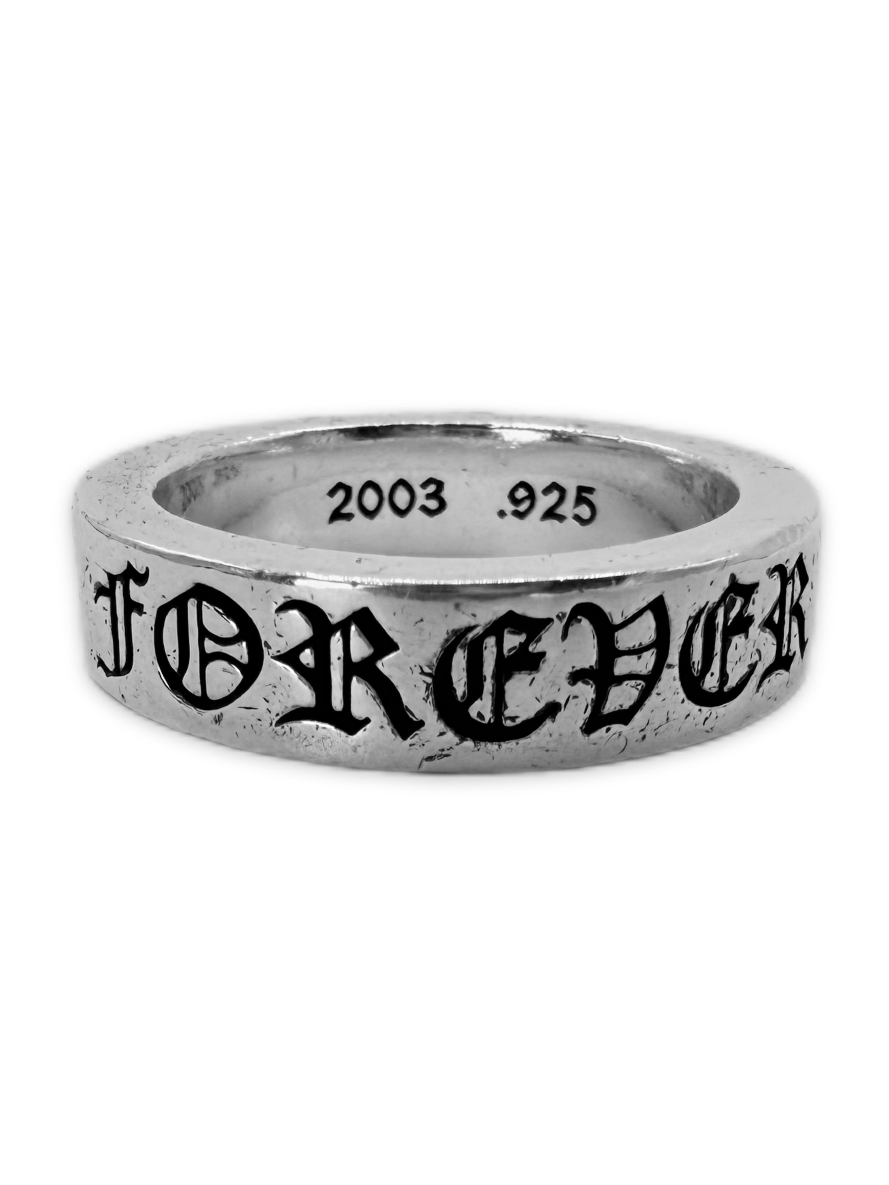 Chrome Hearts ‘Forever’ .925 Silver Plus Spacer Ring