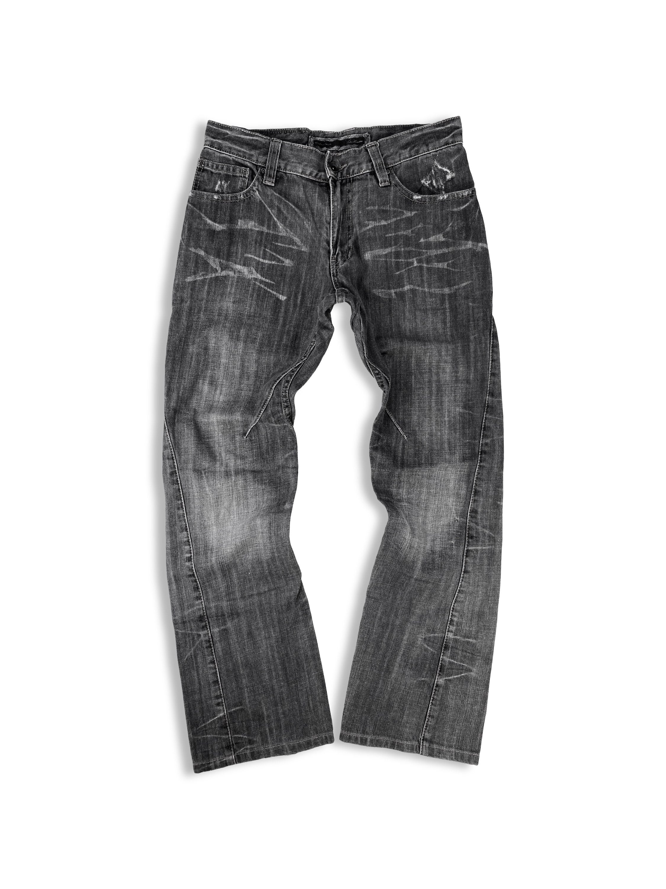 Tete Homme Stone Wash Heavy Weight Whiskered Denim