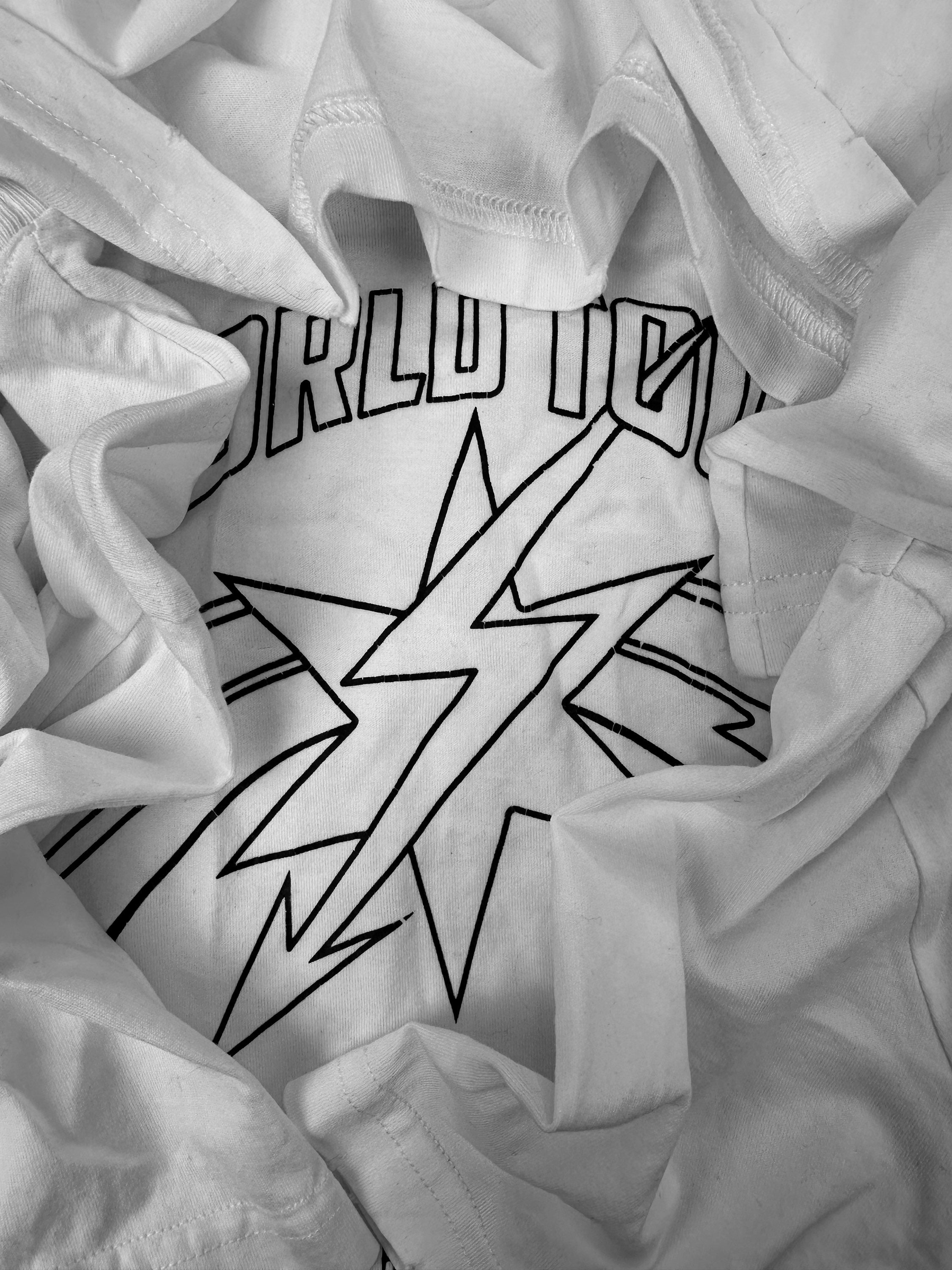 Givenchy ‘World Tour’ White Graphic Band T-Shirt