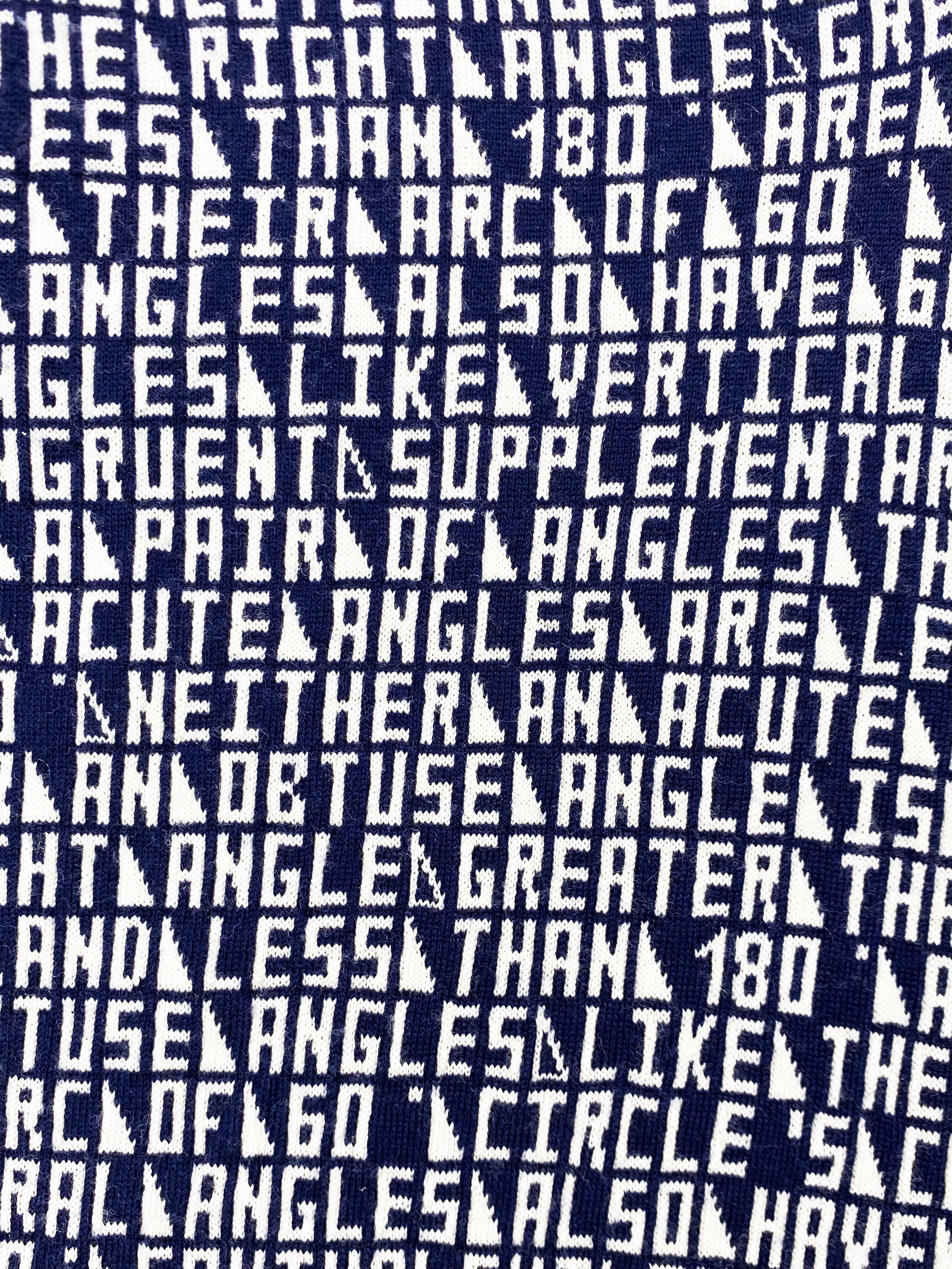 AW09 Dior by Kris Van Assche “Angles” Knitted Sweater