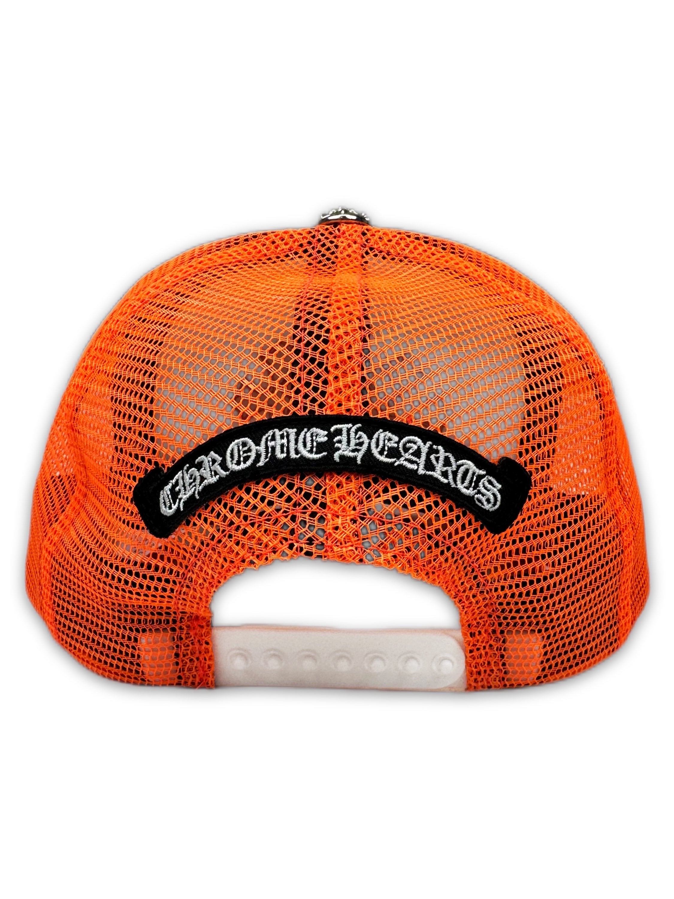2024 Chrome Hearts Triple Cross Patch Lambskin Miami Trucker Hat