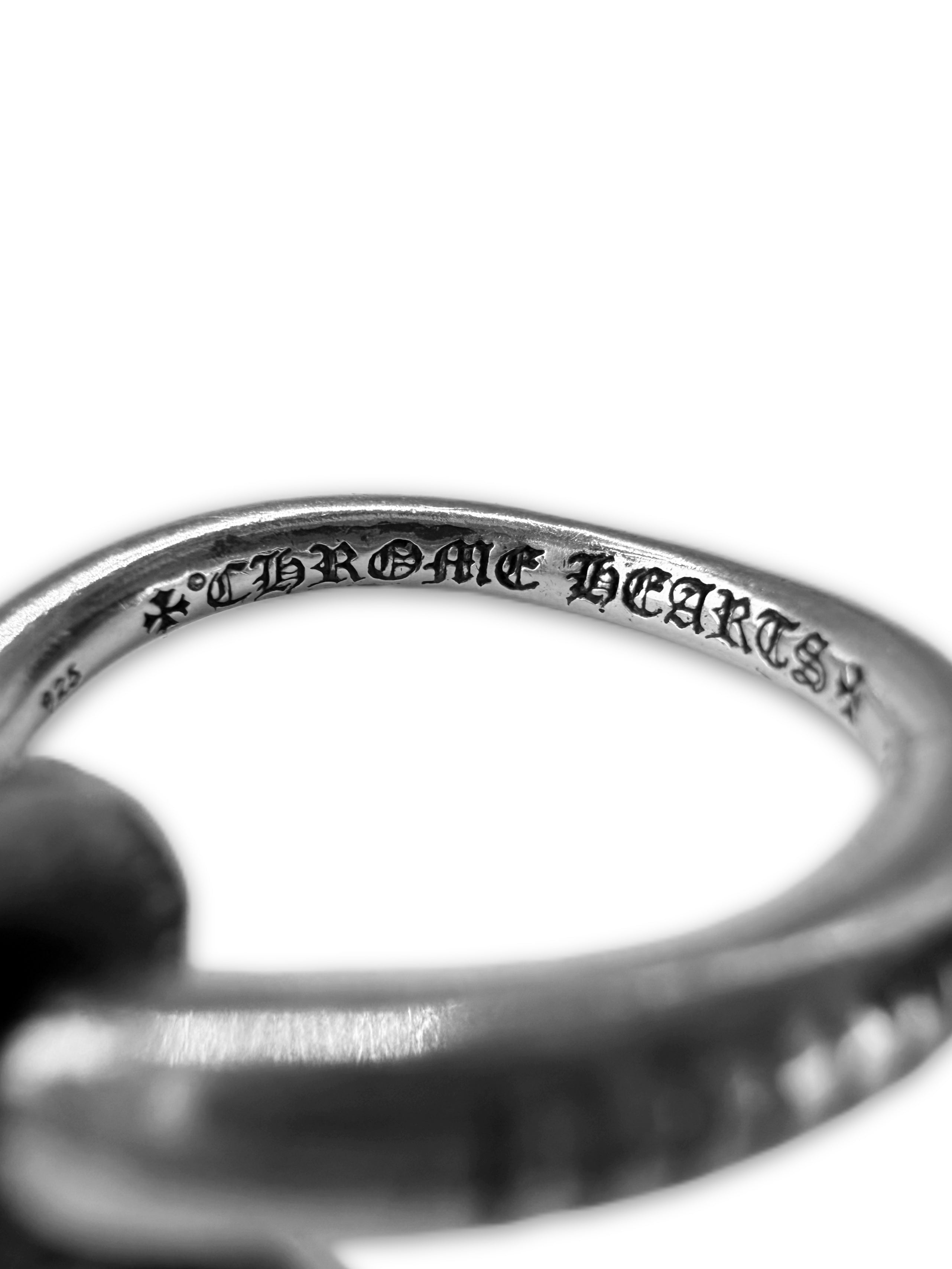 Chrome Hearts ‘Nail’ .925 Silver Etched Ring