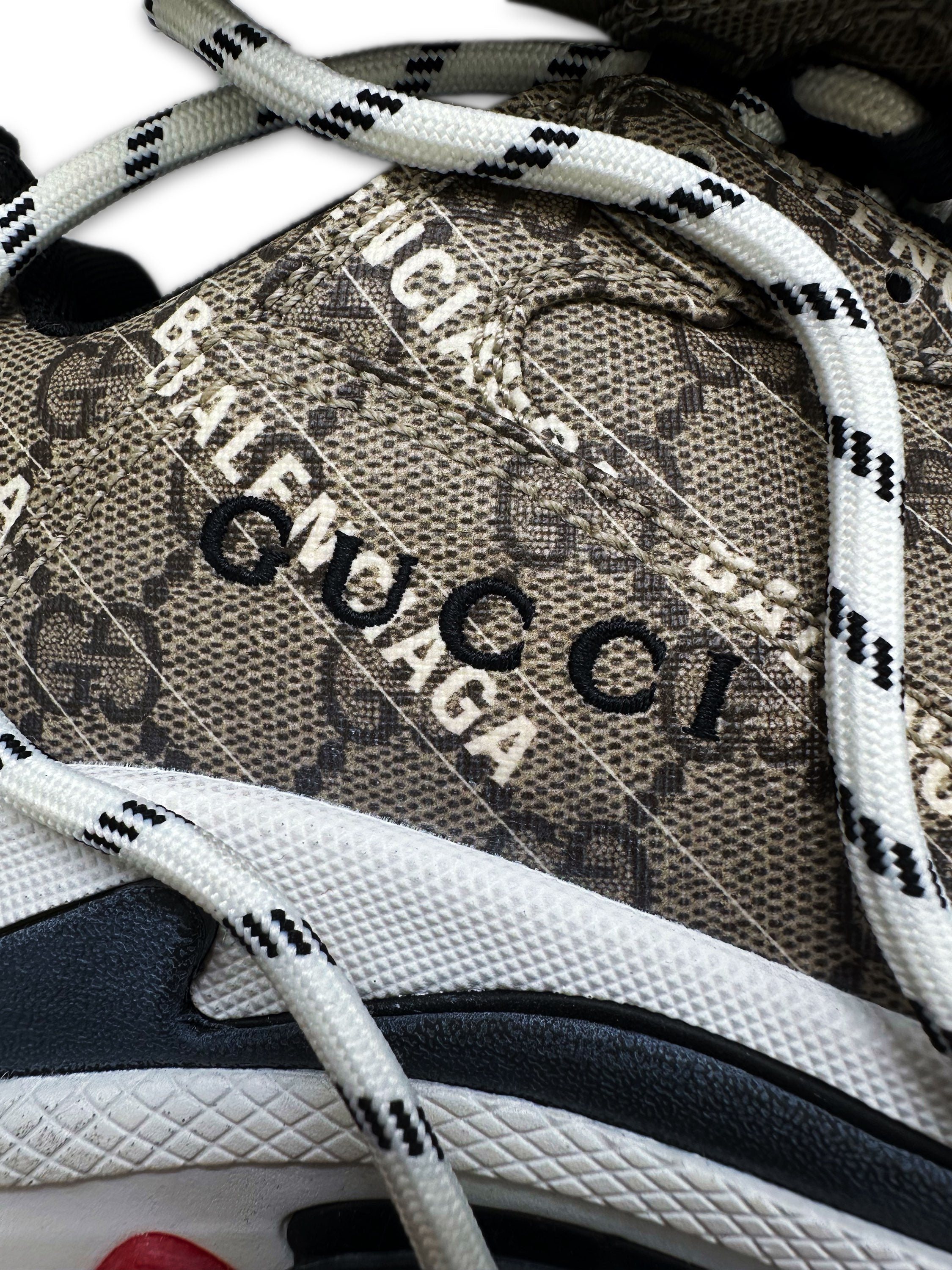 Balenciaga x Gucci ‘Hacker Project’ Triple S Monogram Sneakers