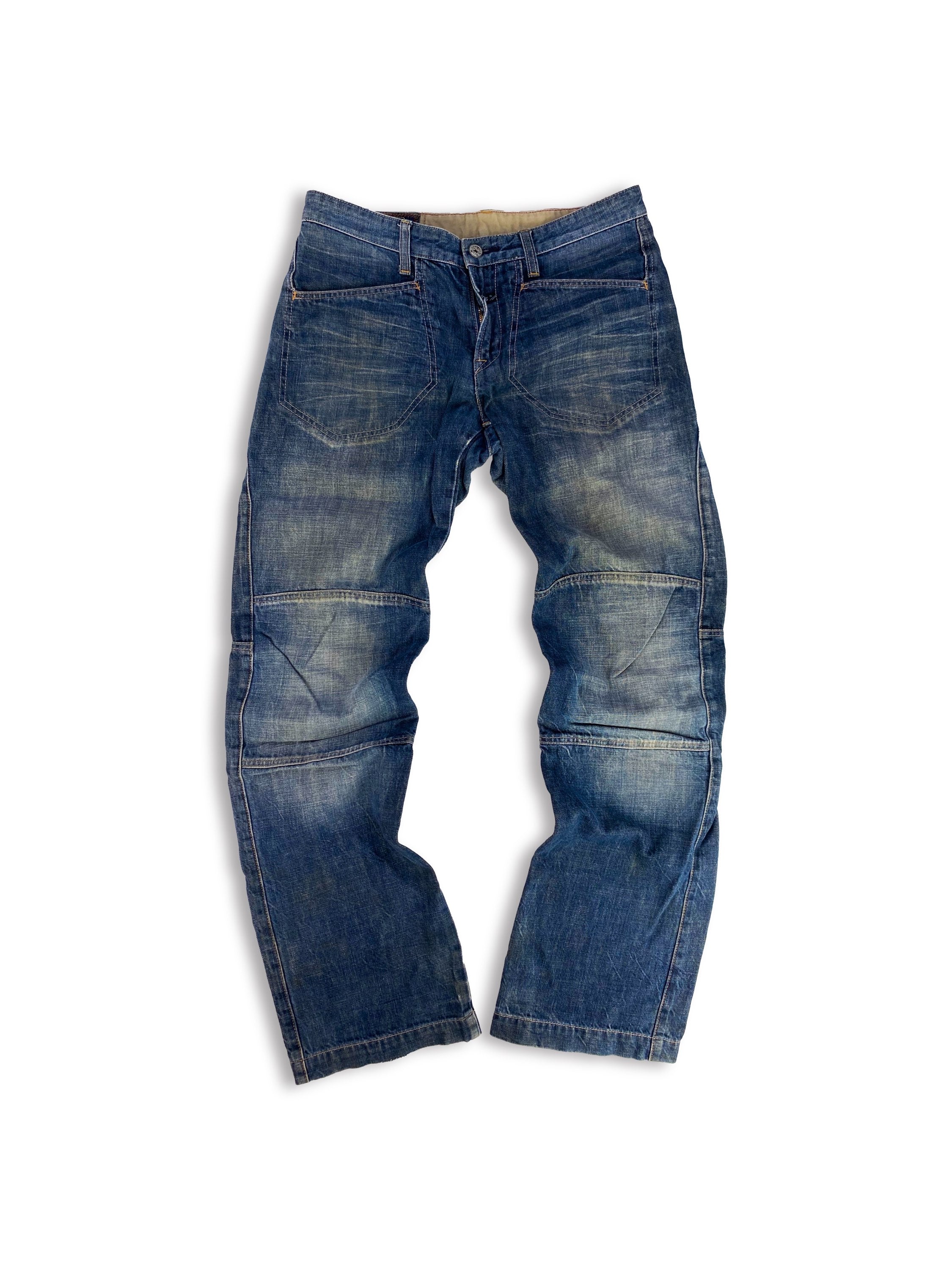 Marithe Francois Girbaud Dark Indigo Wash Reinforced Denim