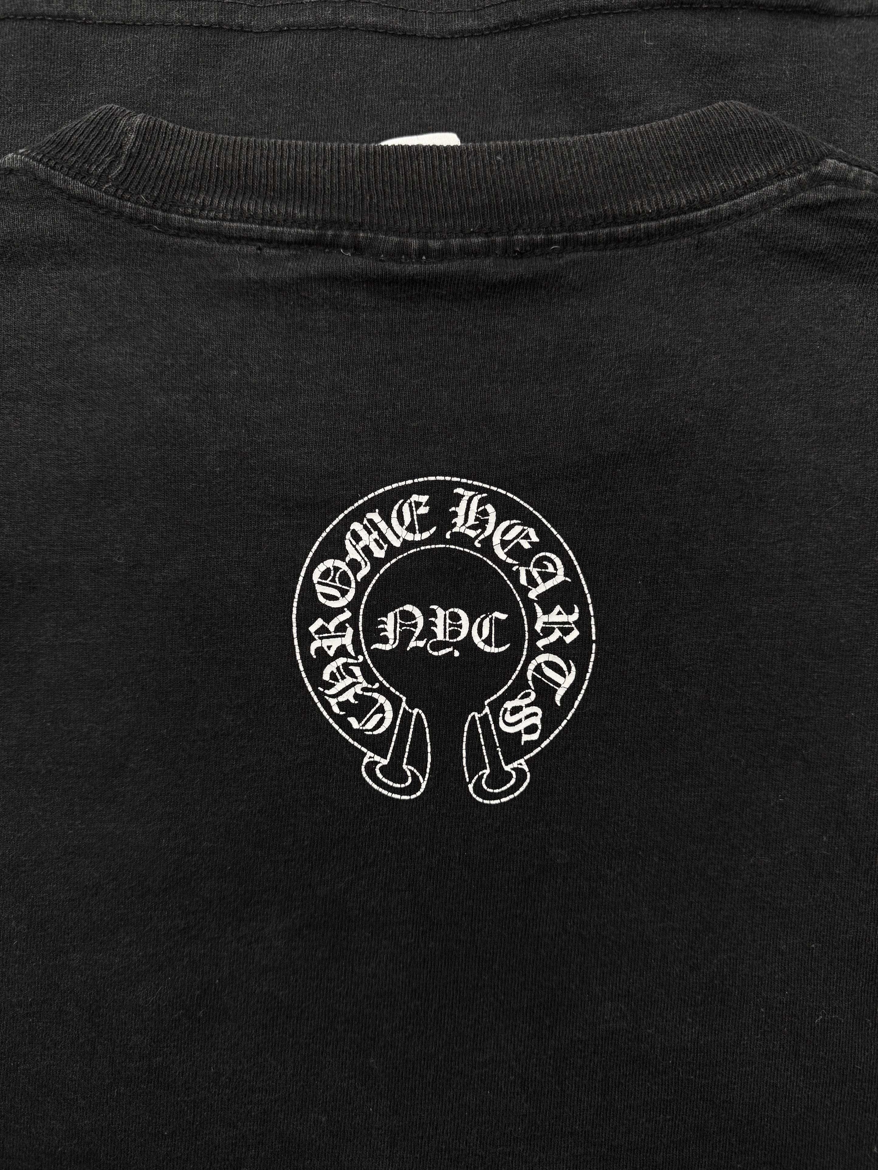 90s Chrome Hearts NYC Exclusive Horse Shoe Fleur T-Shirt