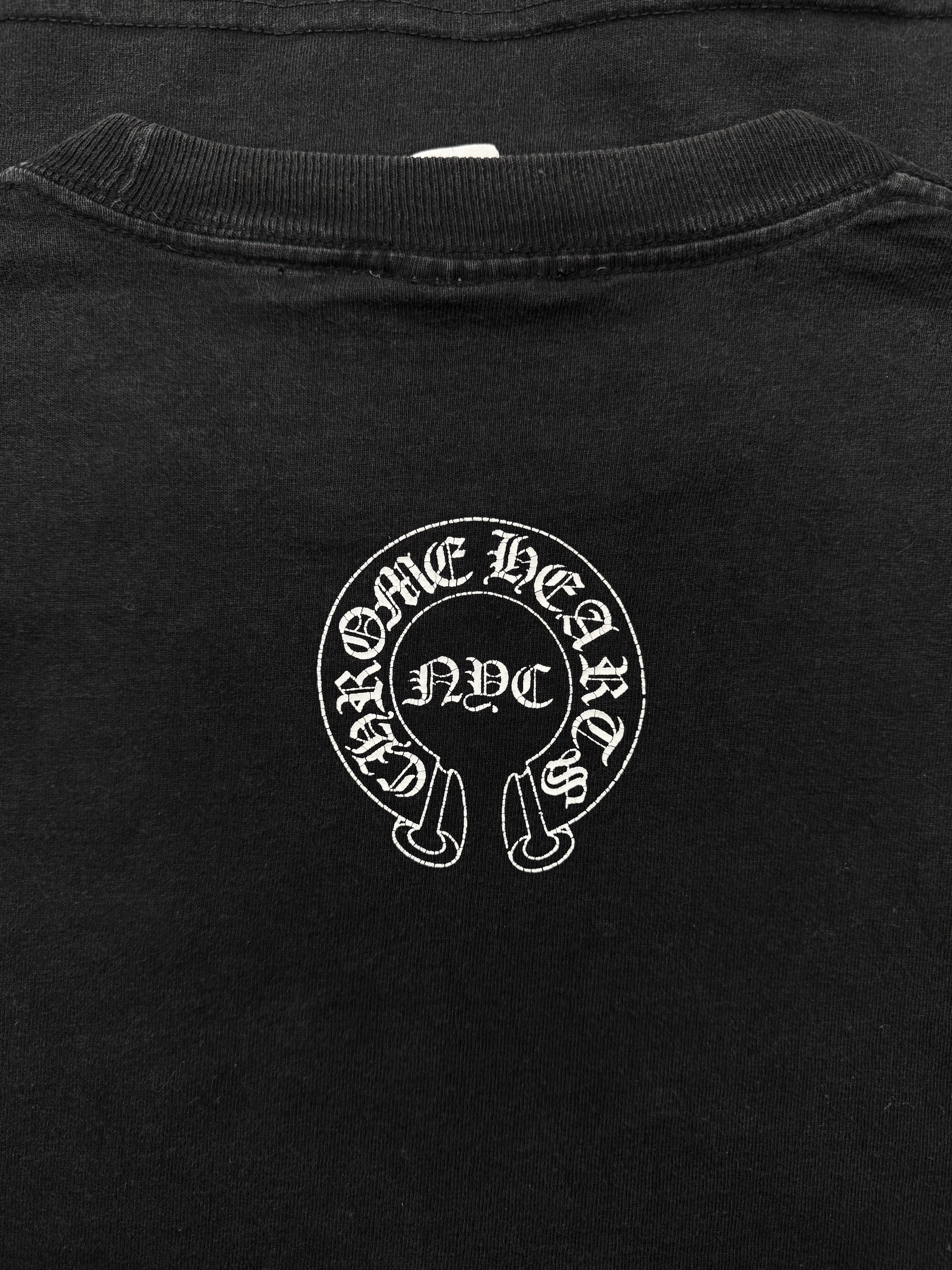 90s Chrome Hearts NYC Exclusive Horse Shoe Fleur T-Shirt