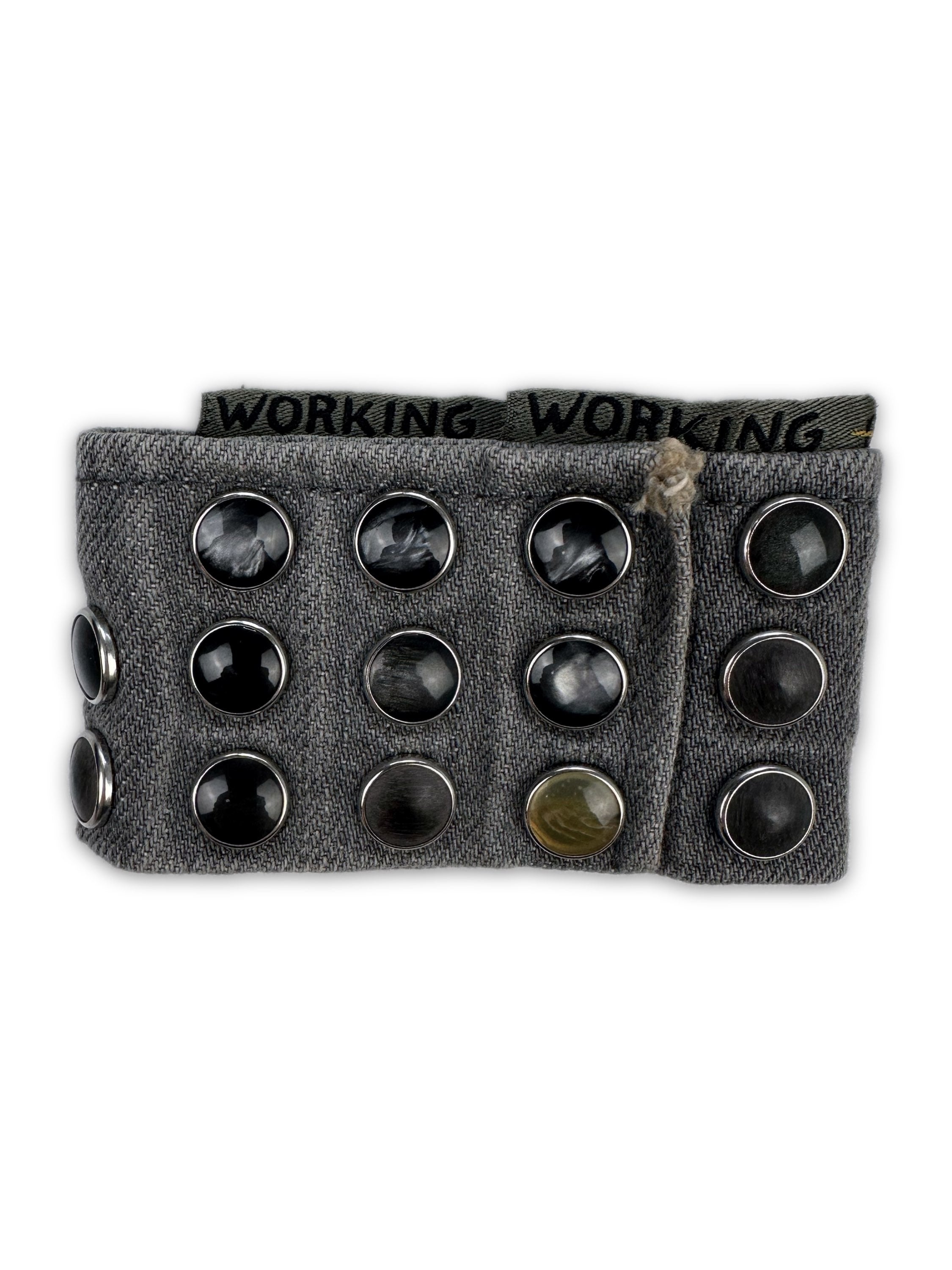 Kapital Kountry Stone Button Snap Closure Bracelet