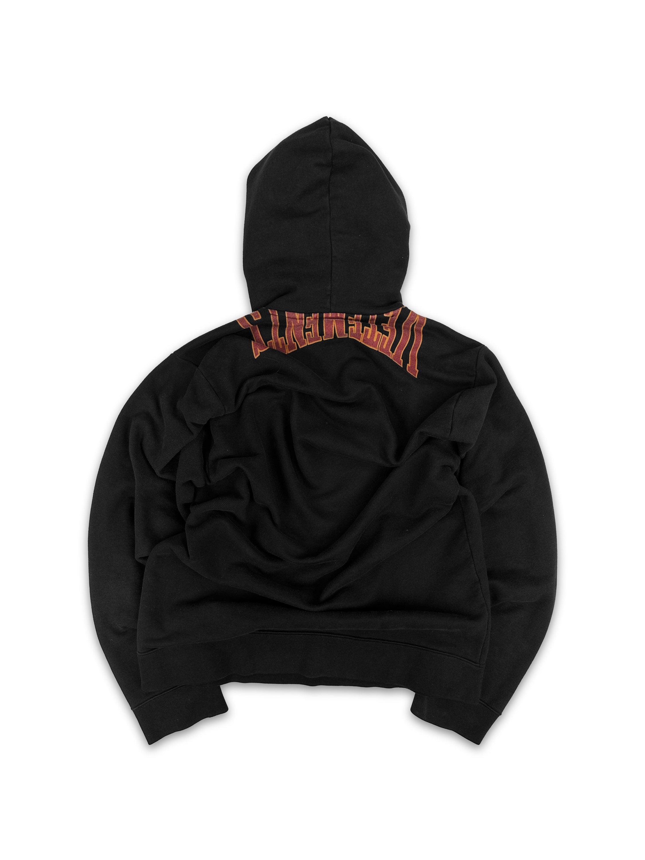 AW18 Vetements Femme ‘Misplaced’ Logo Black Hoodie