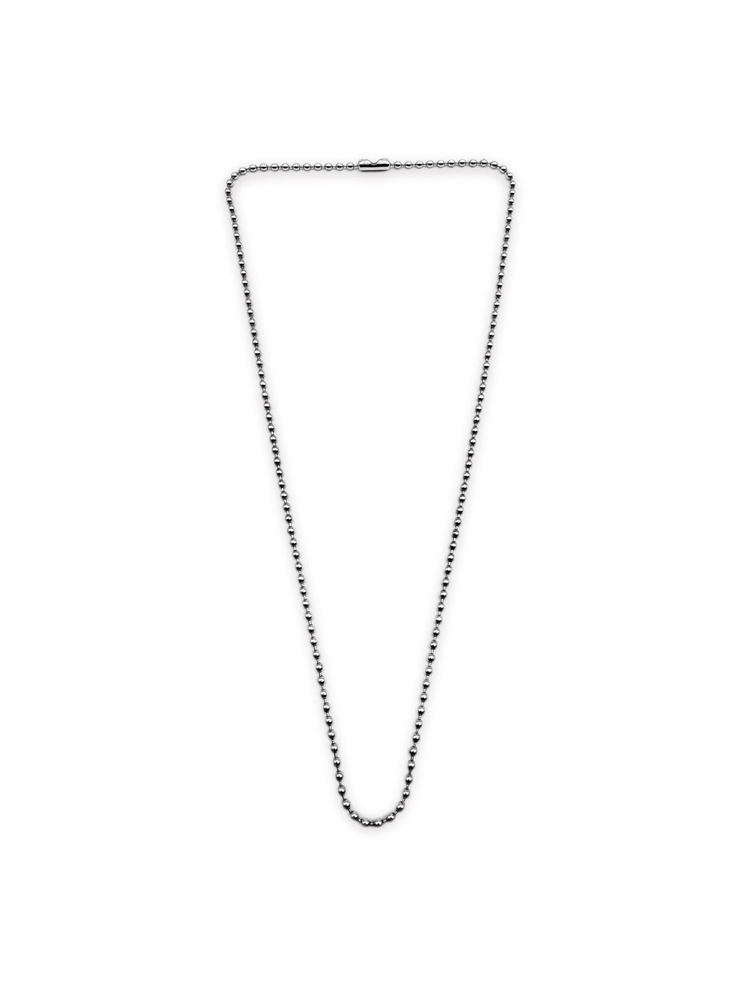 Chrome Hearts 19 in .925 Silver Ball Chain Necklace