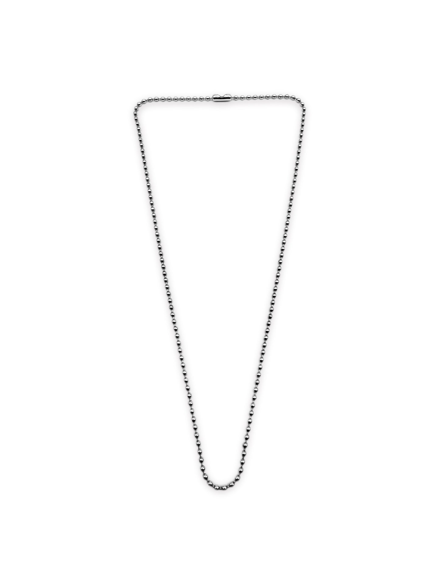 Chrome Hearts 19 in .925 Silver Ball Chain Necklace