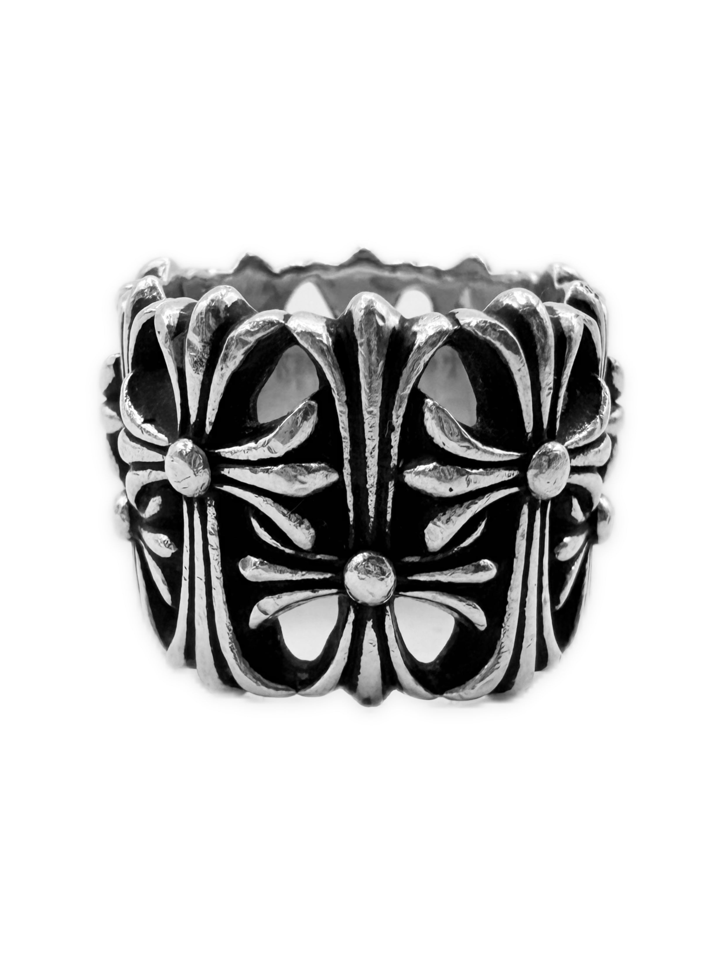 Chrome Hearts Cemetery Cross .925 Silver Ring